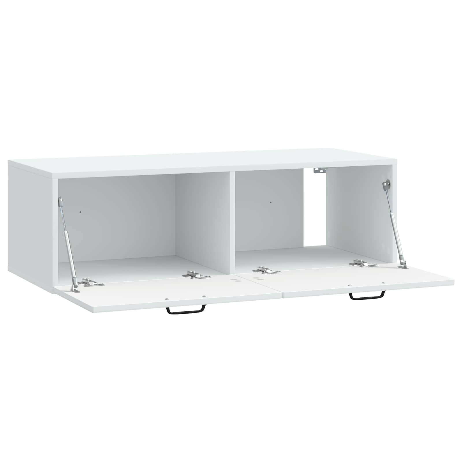 Wall-Mounted TV Cabinet White 98 x 41 x 30 cm Engineered Wood