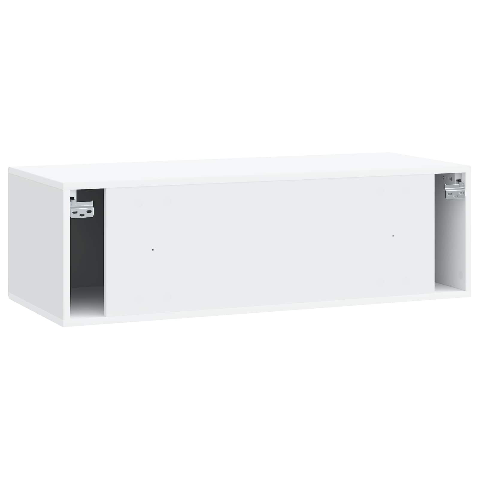 Wall-Mounted TV Cabinet White 98 x 41 x 30 cm Engineered Wood