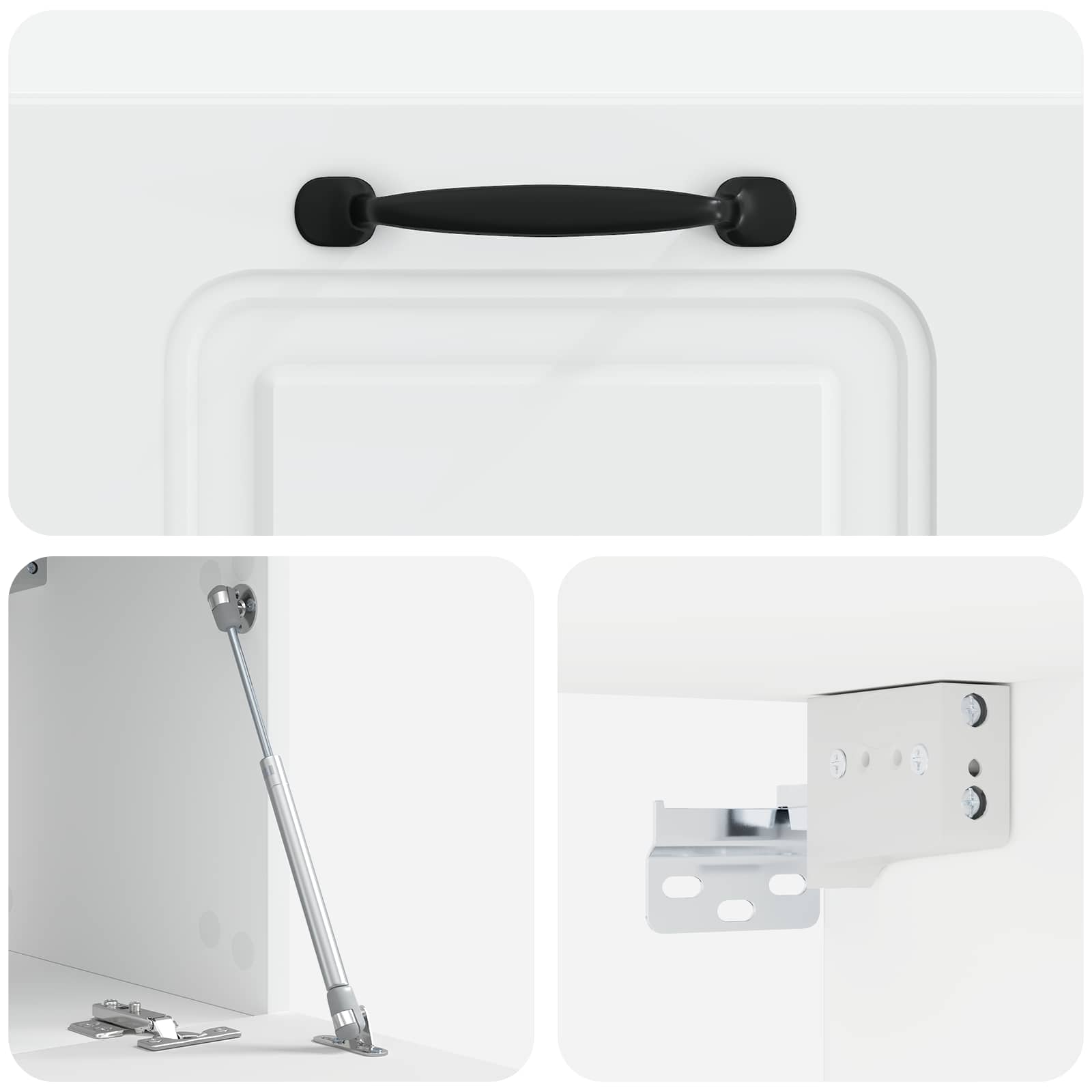 Wall-Mounted TV Cabinet White 59.5 x 31 x 30 cm Engineered Wood