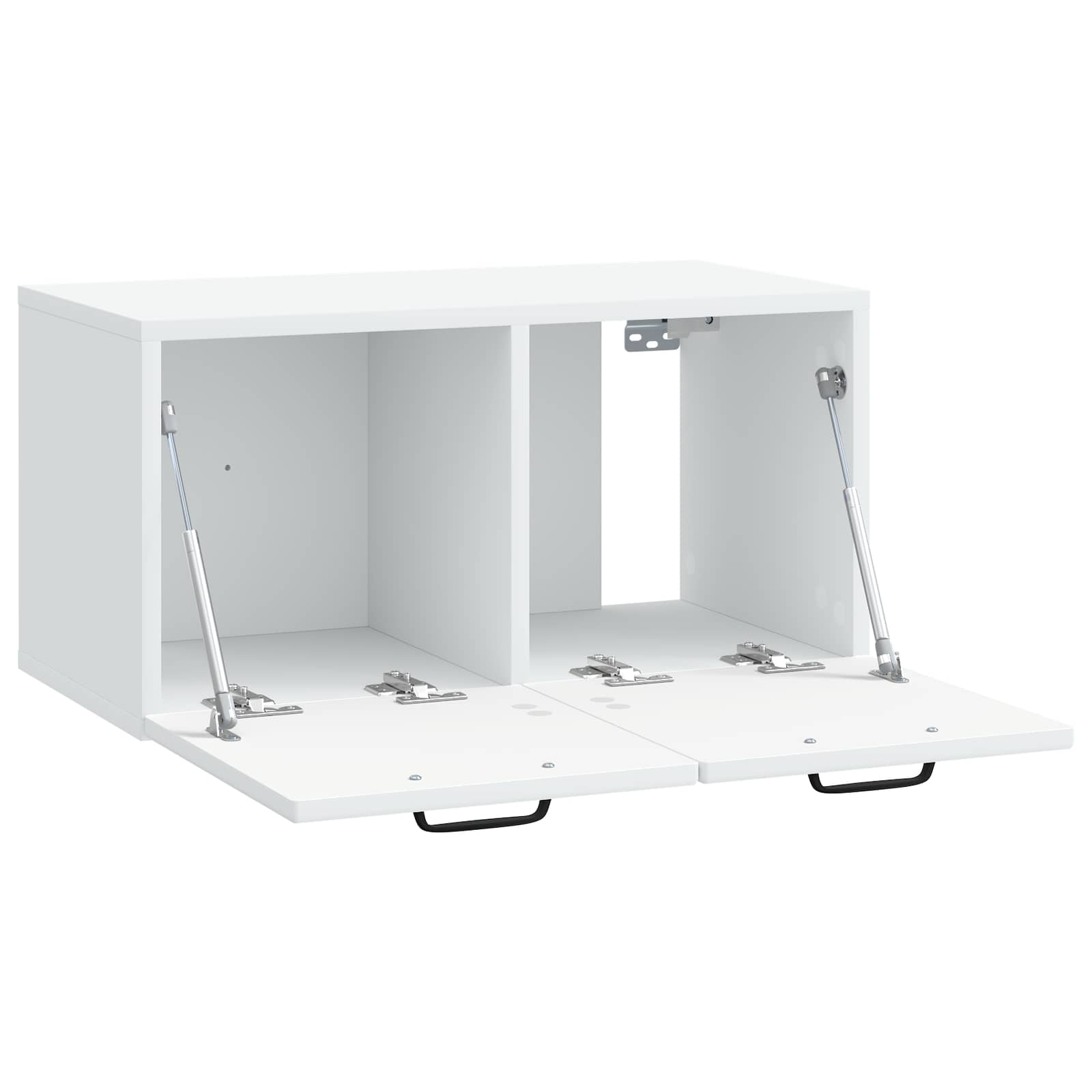 Wall-Mounted TV Cabinet White 59.5 x 31 x 30 cm Engineered Wood