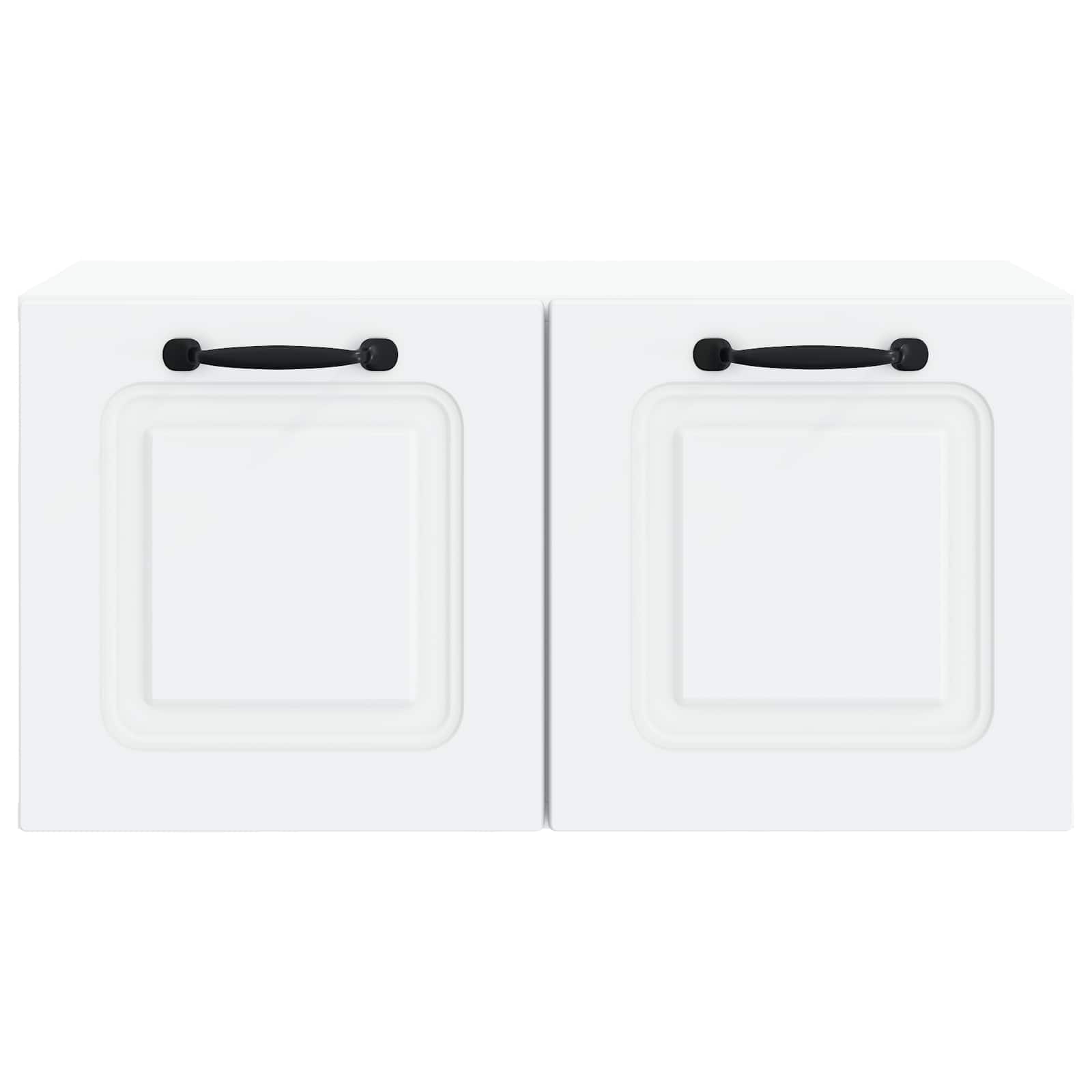 Wall-Mounted TV Cabinet White 59.5 x 31 x 30 cm Engineered Wood