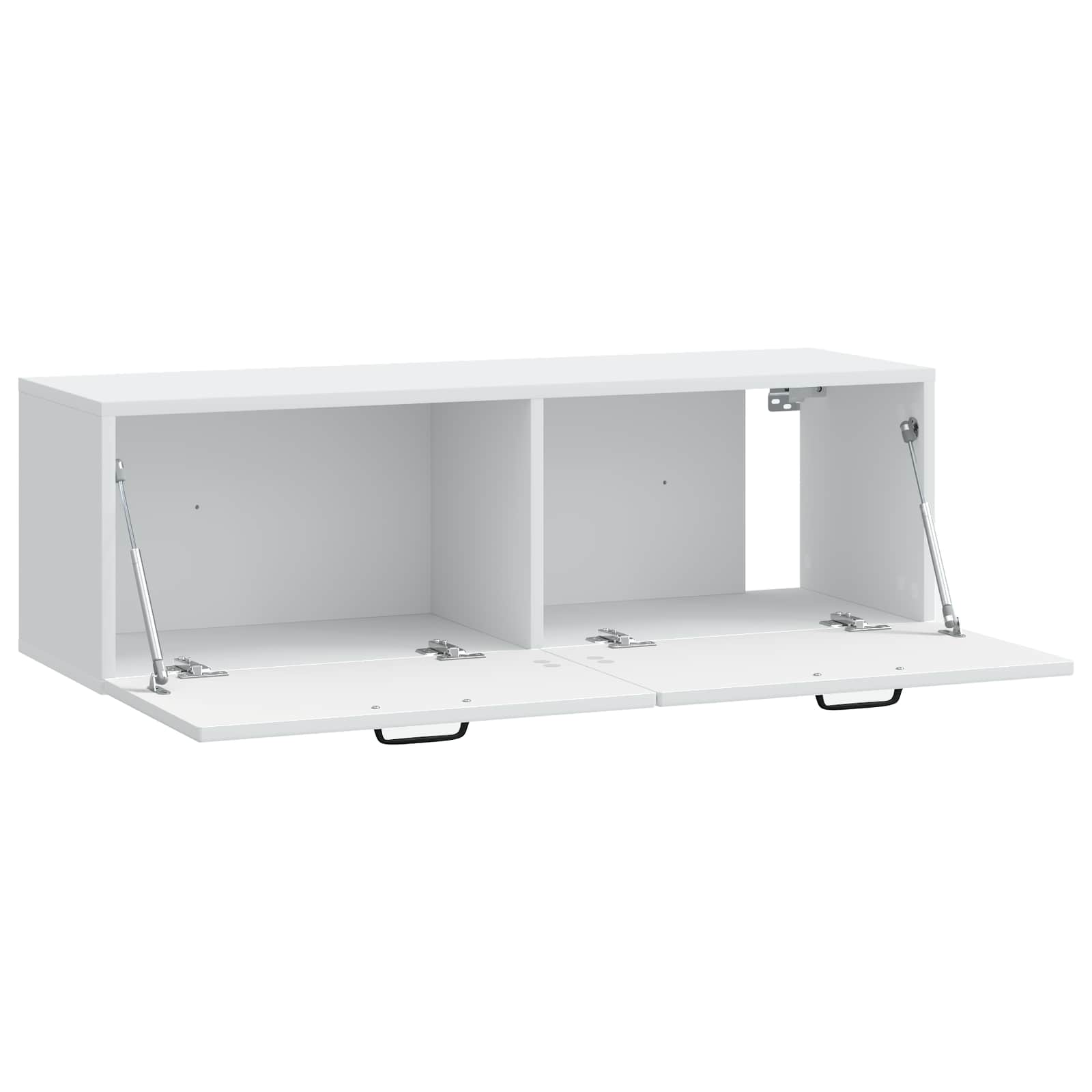 Wall-Mounted TV Cabinet White 98 x 31 x 30 cm Engineered Wood