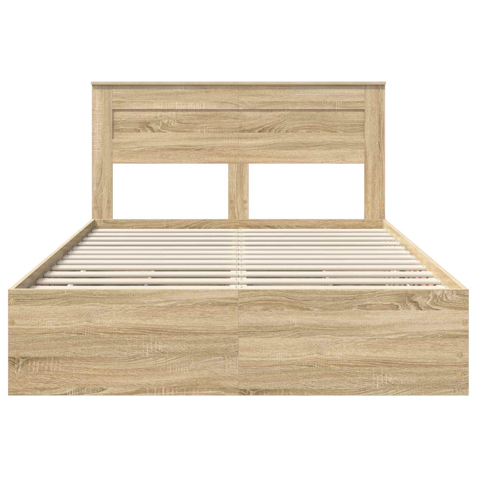 Bed Frame with Drawer Sonoma Oak 150 x 200 cm Engineered Wood