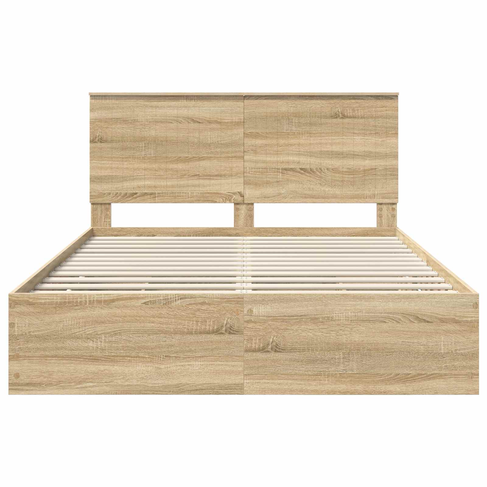 Bed Frame with Drawer Sonoma Oak 150 x 200 cm Engineered Wood