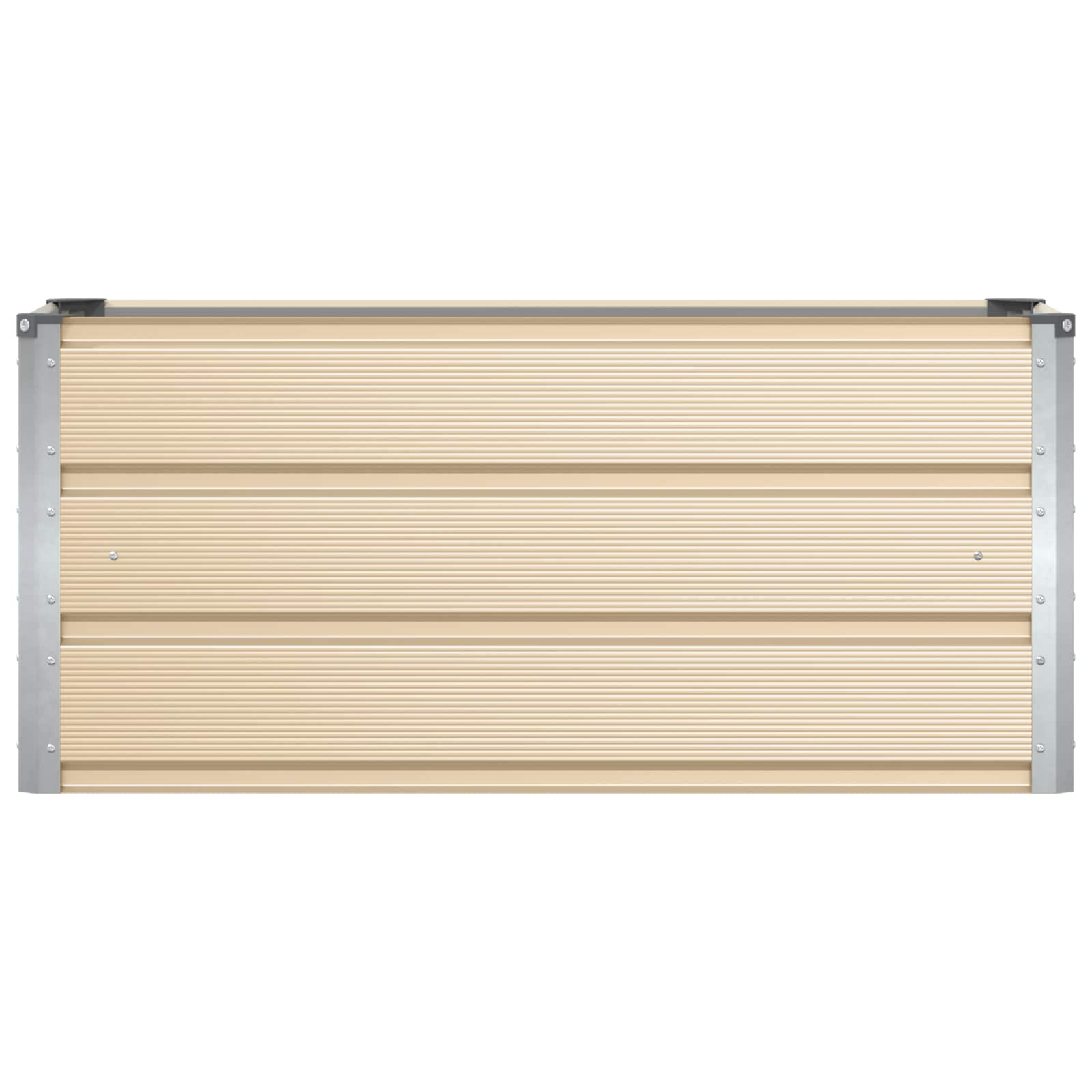 Planter Ivory 100 x 40 x 45 cm Steel