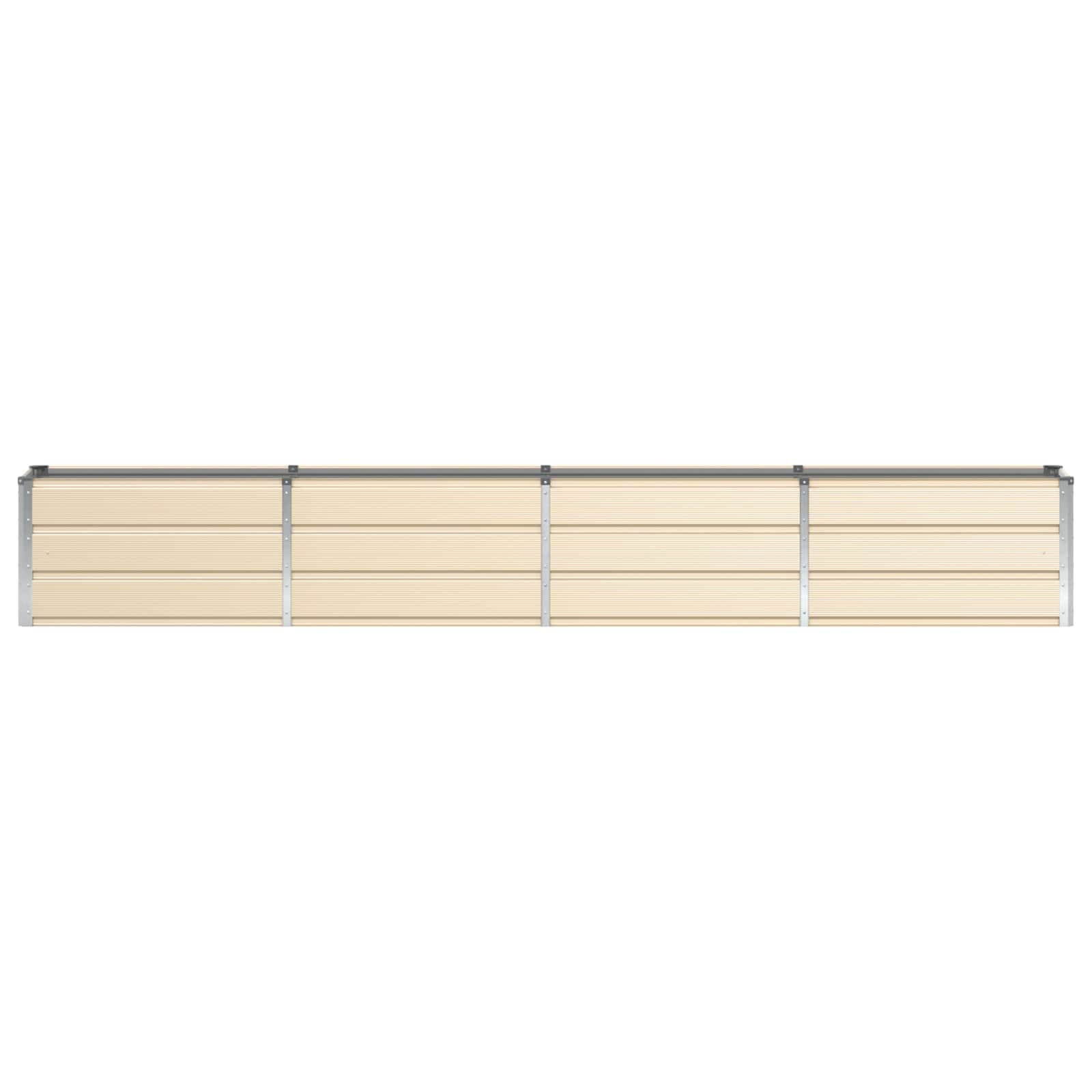Planter Ivory 320 x 40 x 45 cm Steel