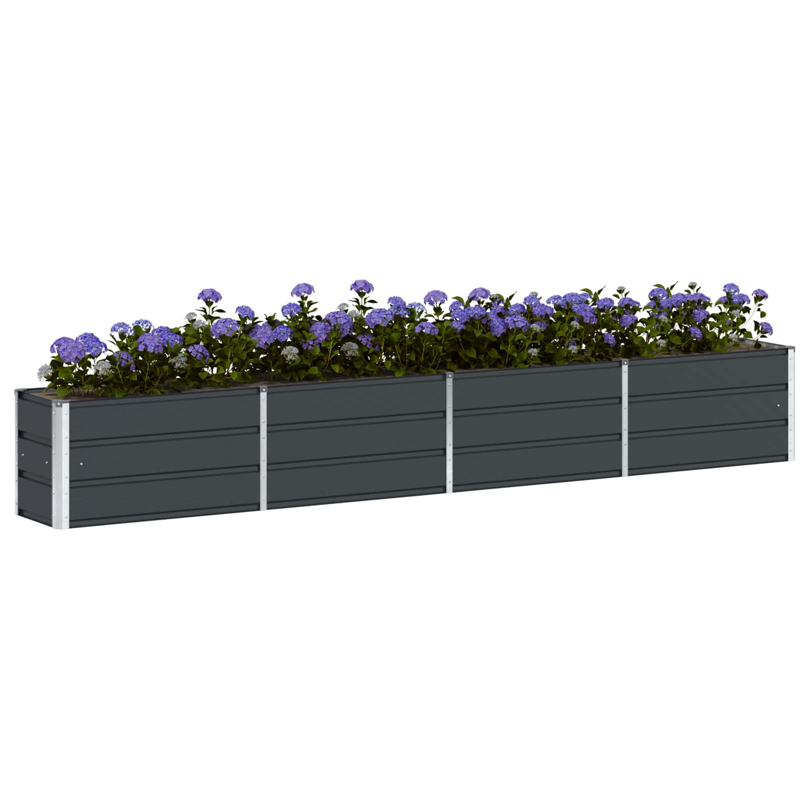 Planter Anthracite 320 x 40 x 45 cm Steel