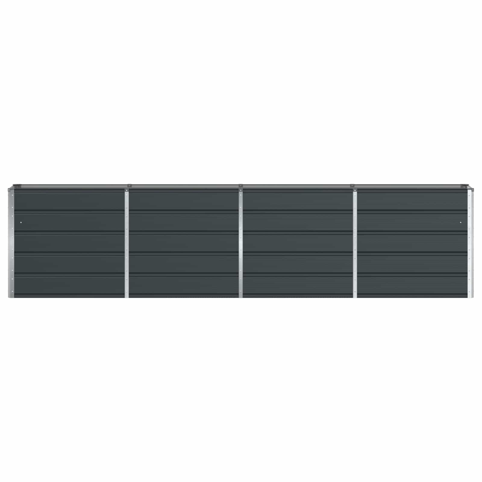 Planter Anthracite 320 x 40 x 75 cm Steel