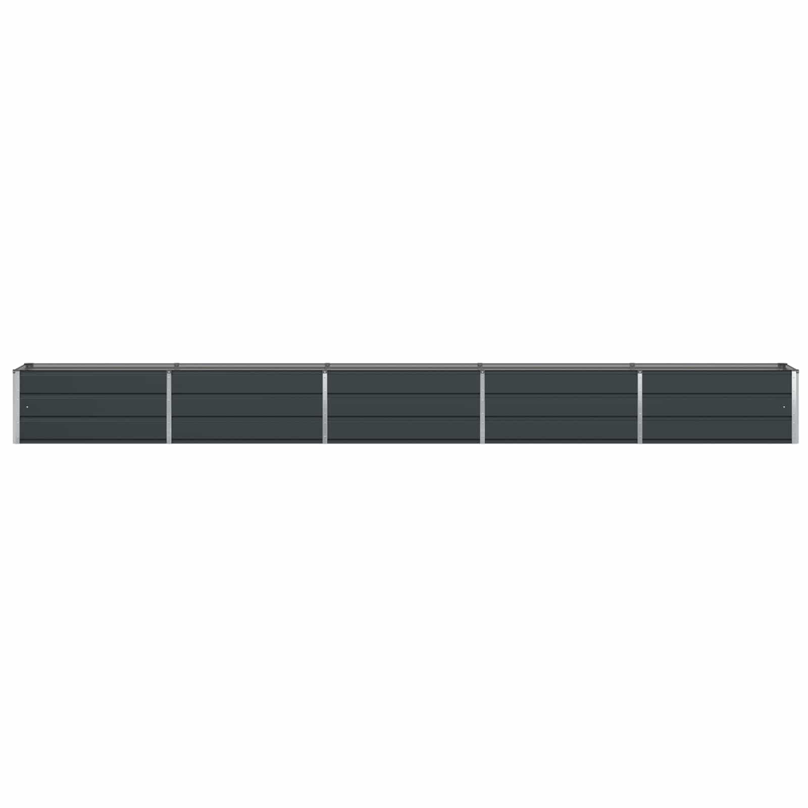 Planter Anthracite 480 x 50 x 45 cm Galvanised Steel