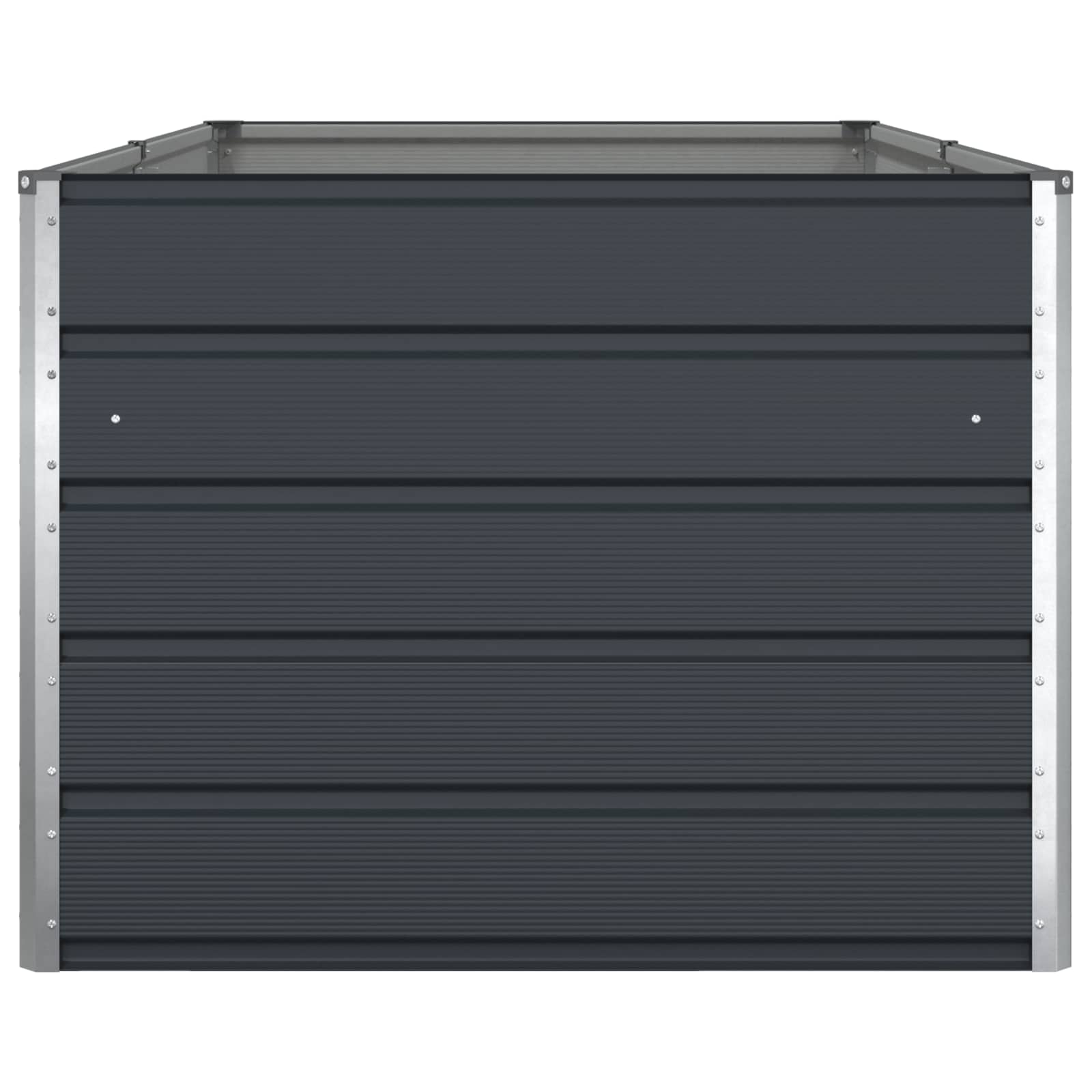 Planter Anthracite 195 x 100 x 75 cm Galvanised Steel