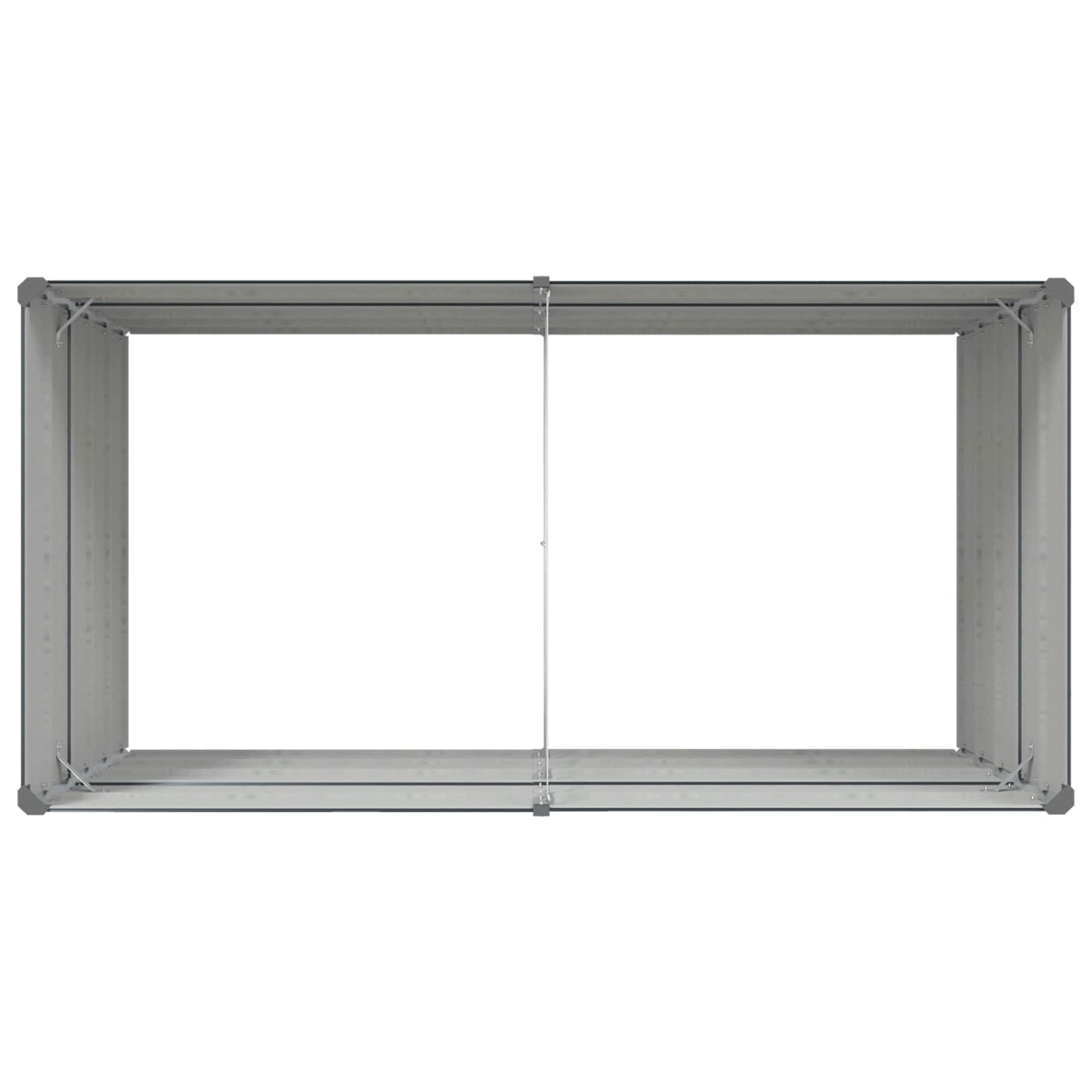 Planter Anthracite 195 x 100 x 75 cm Galvanised Steel