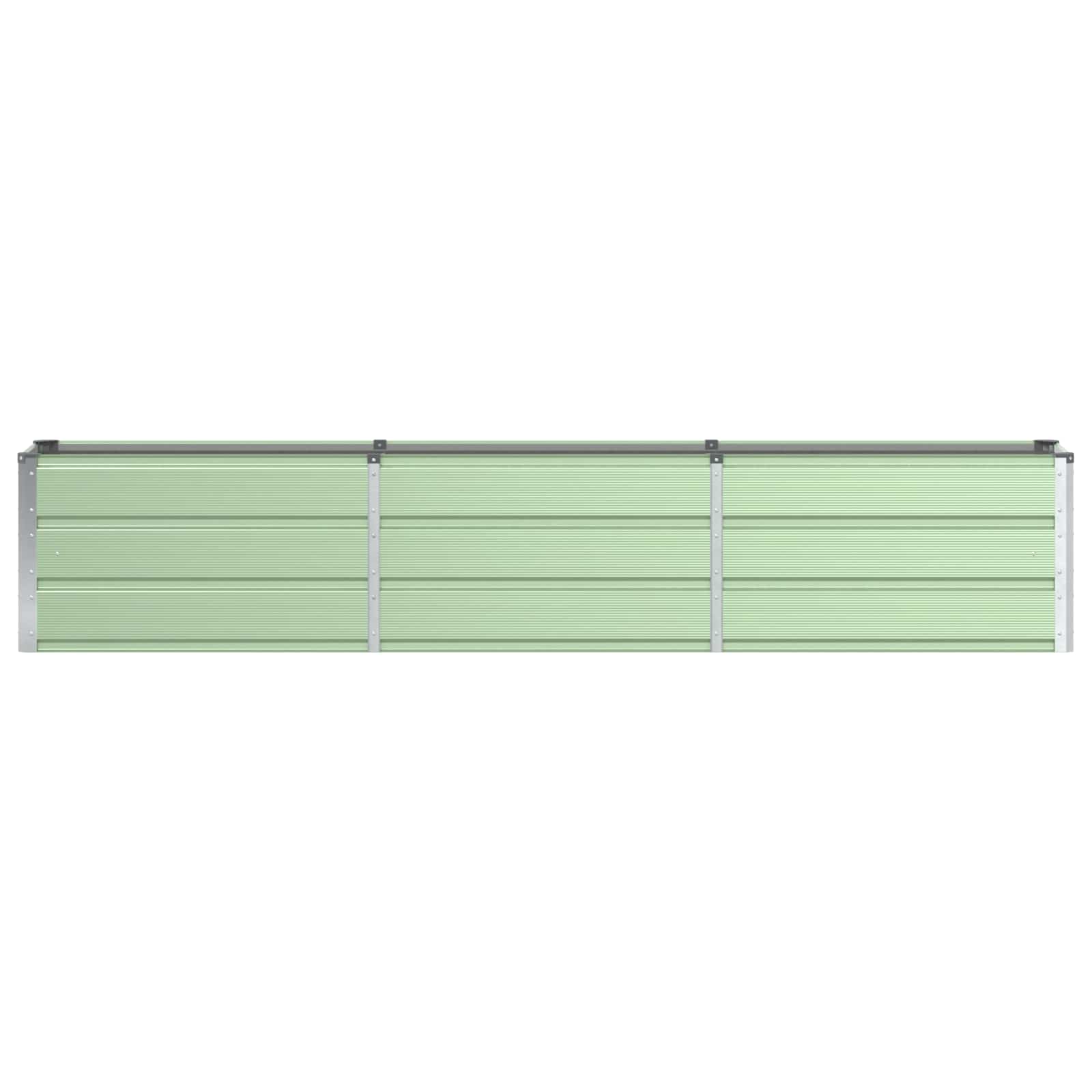 Planter Green 240 x 40 x 45 cm Steel