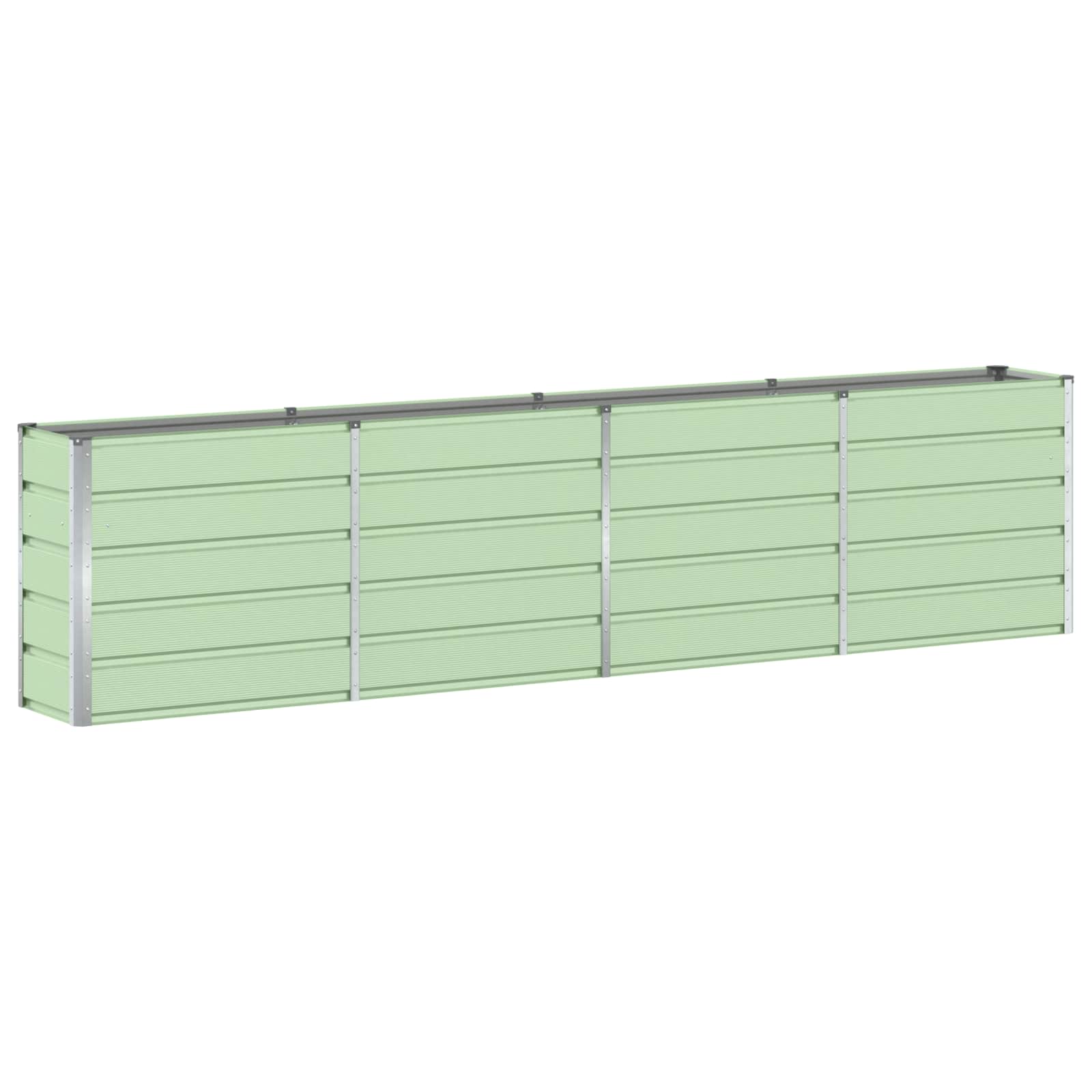 Planter Green 320 x 40 x 75 cm Steel