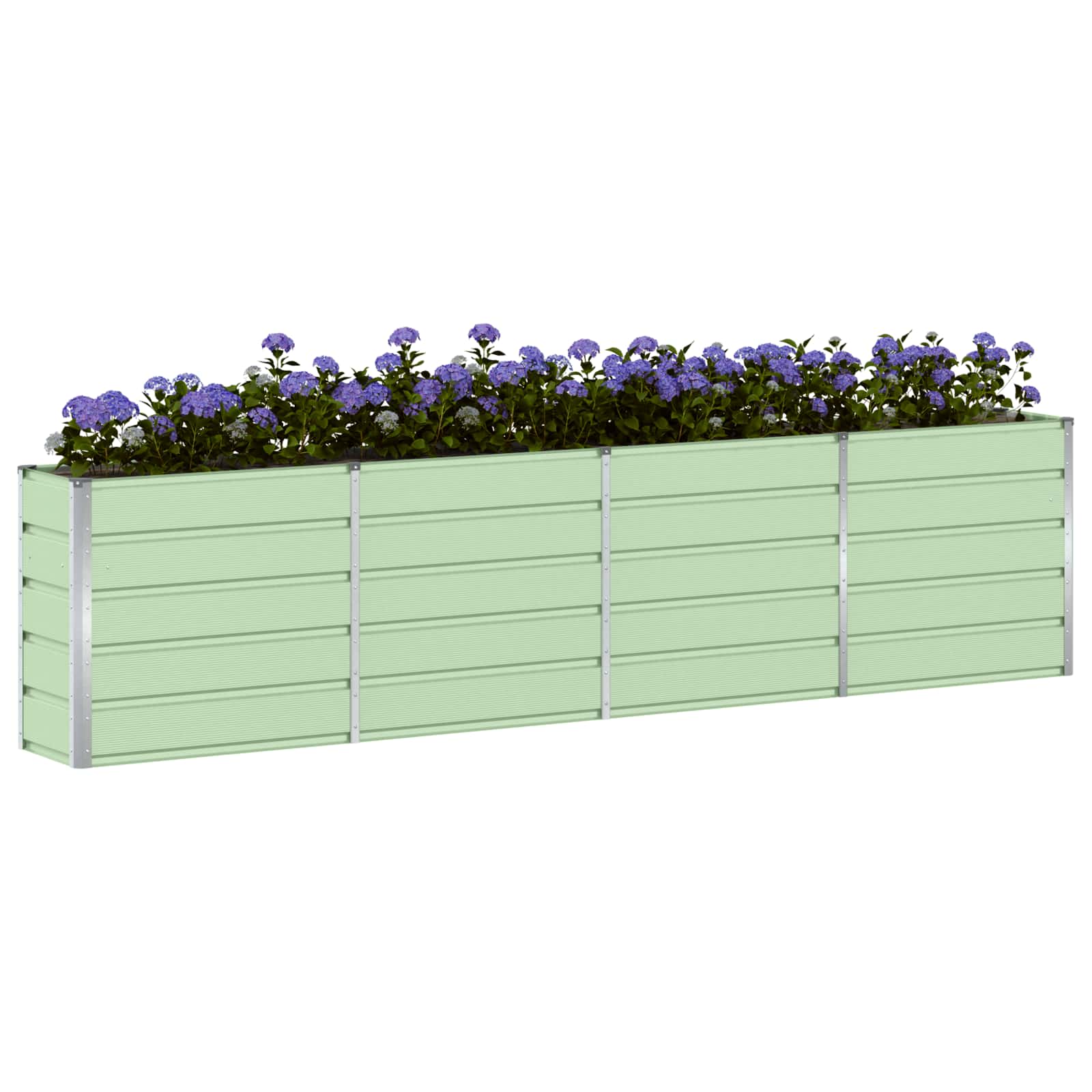 Planter Green 320 x 40 x 75 cm Steel