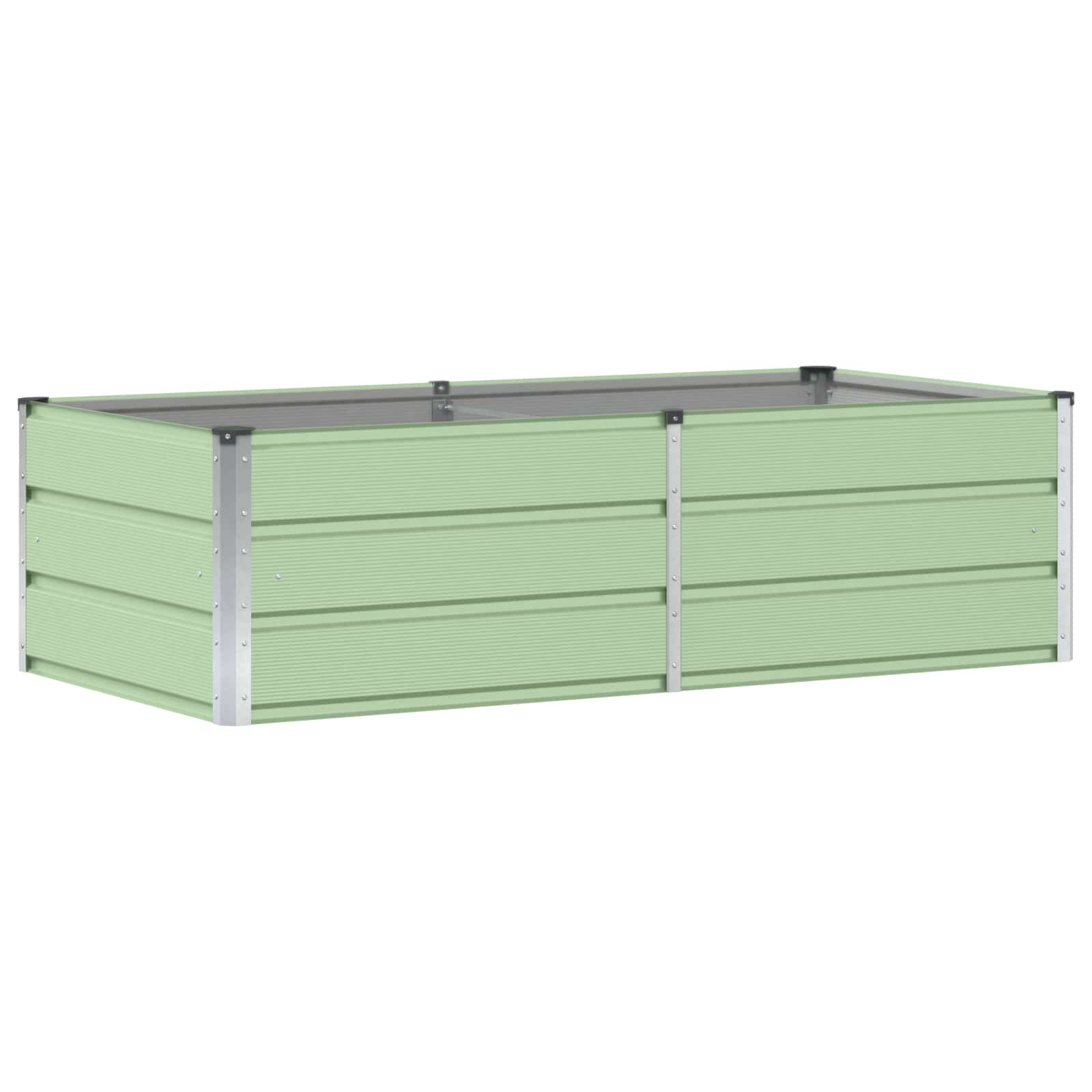 Planter Green 160 x 80 x 45 cm Steel
