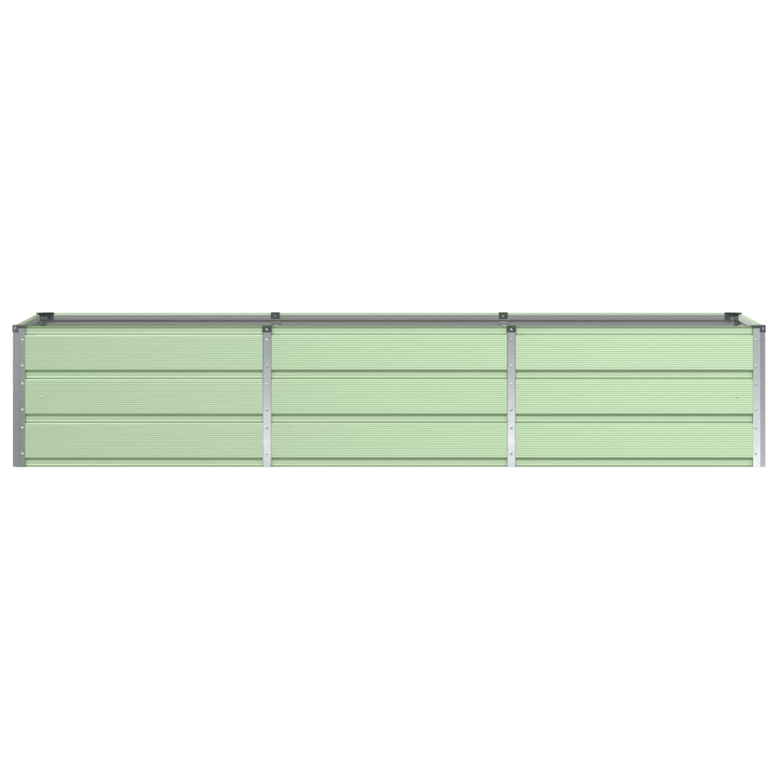 Planter Green 240 x 80 x 45 cm Steel