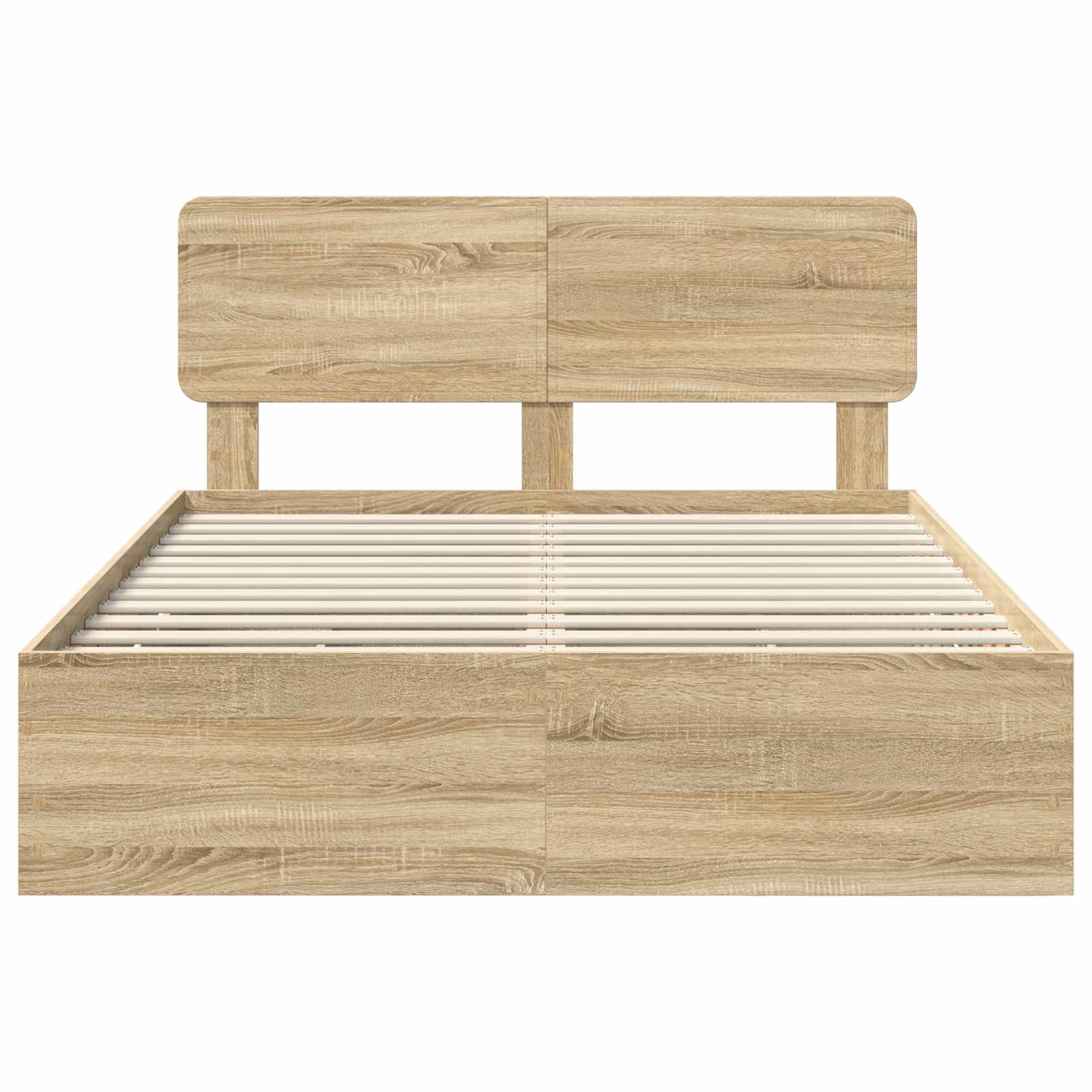 Bed Frame with Drawer Sonoma Oak 150 x 200 cm Engineered Wood