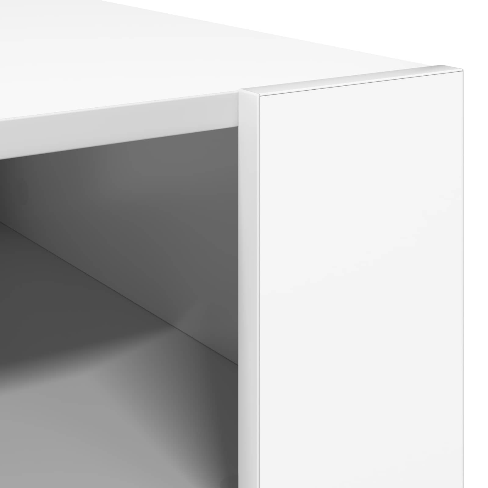 Coffee Table White 66 x 53 x 45 cm Engineered Wood