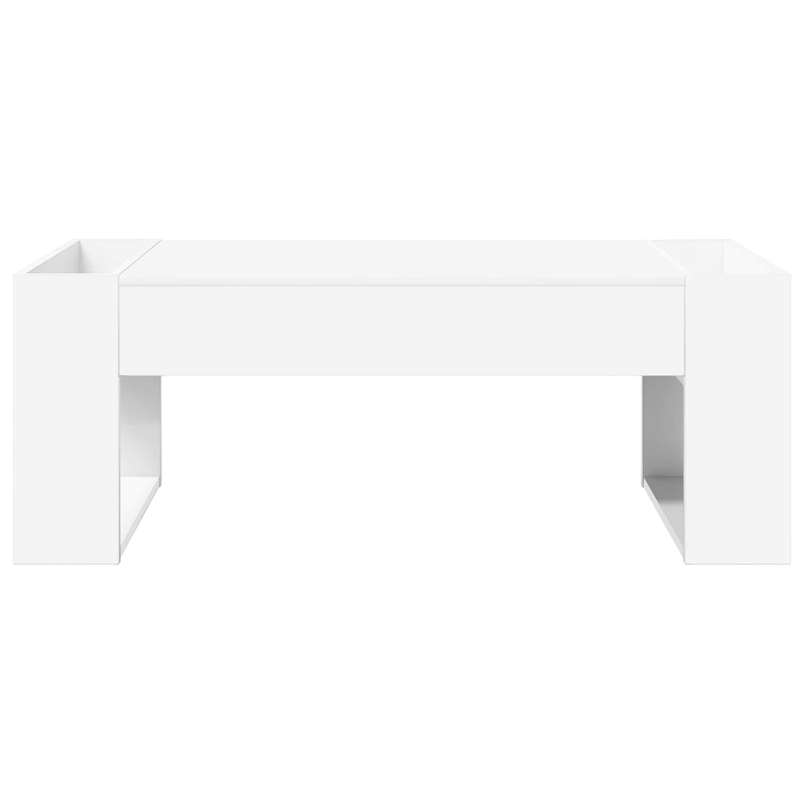 Coffee Table White 110 x 50 x 41 cm Engineered Wood
