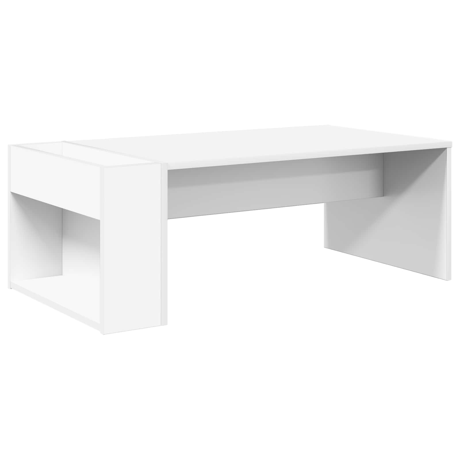 Coffee Table White 95 x 50 x 34 cm Engineered Wood