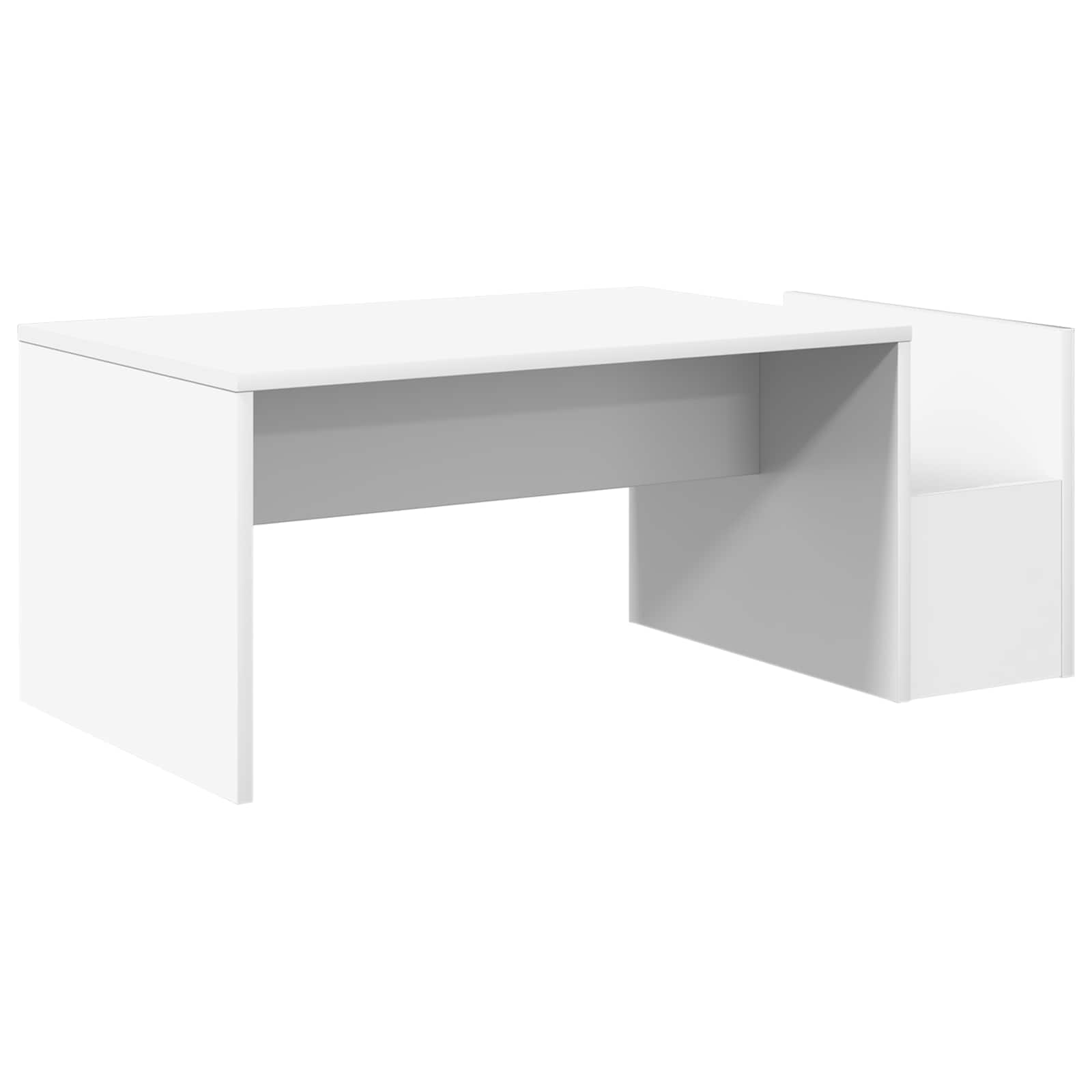 Coffee Table White 90 x 45 x 35 cm Engineered Wood