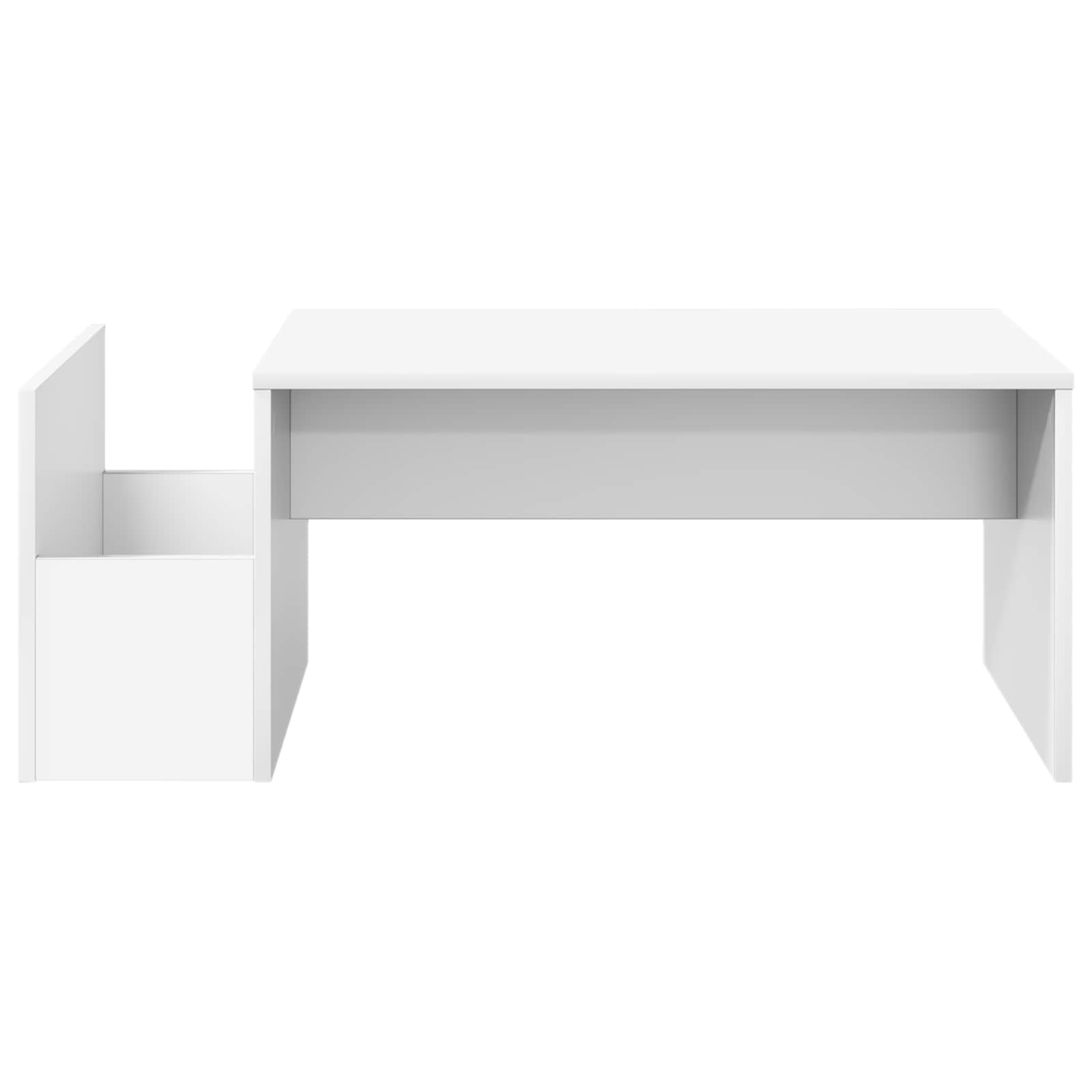 Coffee Table White 90 x 45 x 35 cm Engineered Wood
