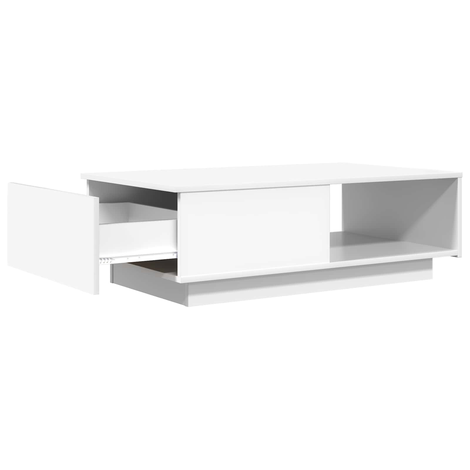 Coffee Table White 95 x 55 x 31 cm Engineered Wood
