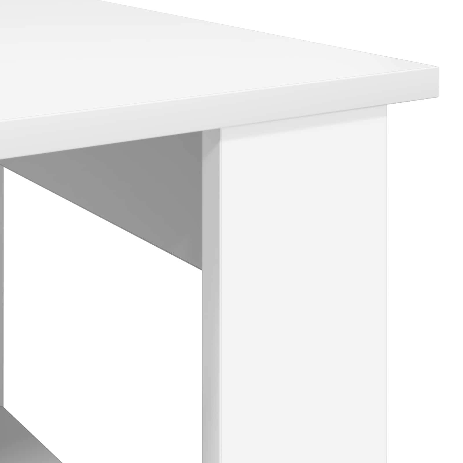 Coffee Table White 72 x 50 x 50 cm Engineered Wood