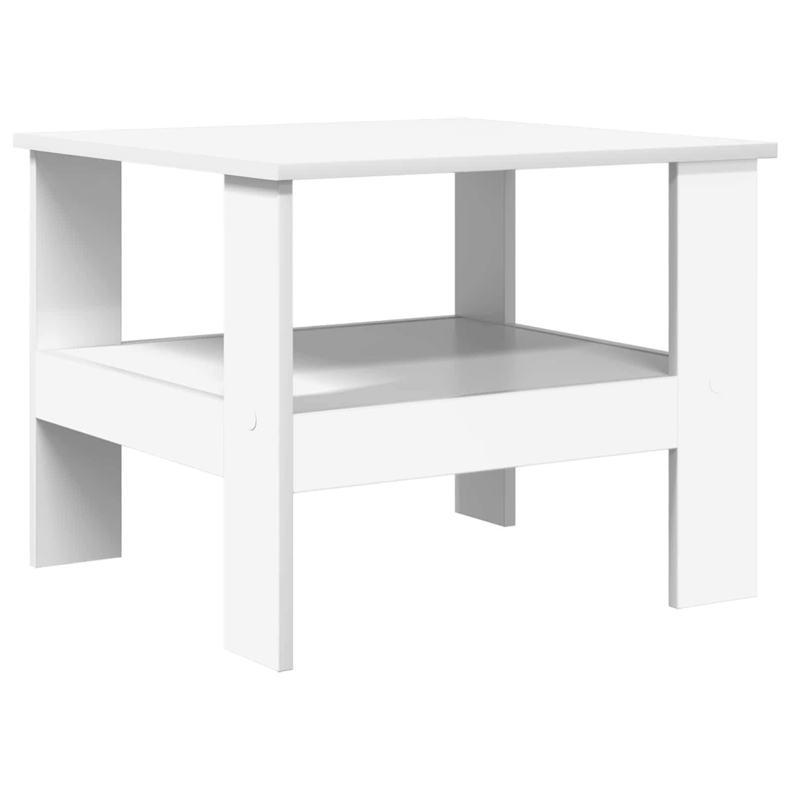 Coffee Table White 57 x 55 x 45 cm Engineered Wood