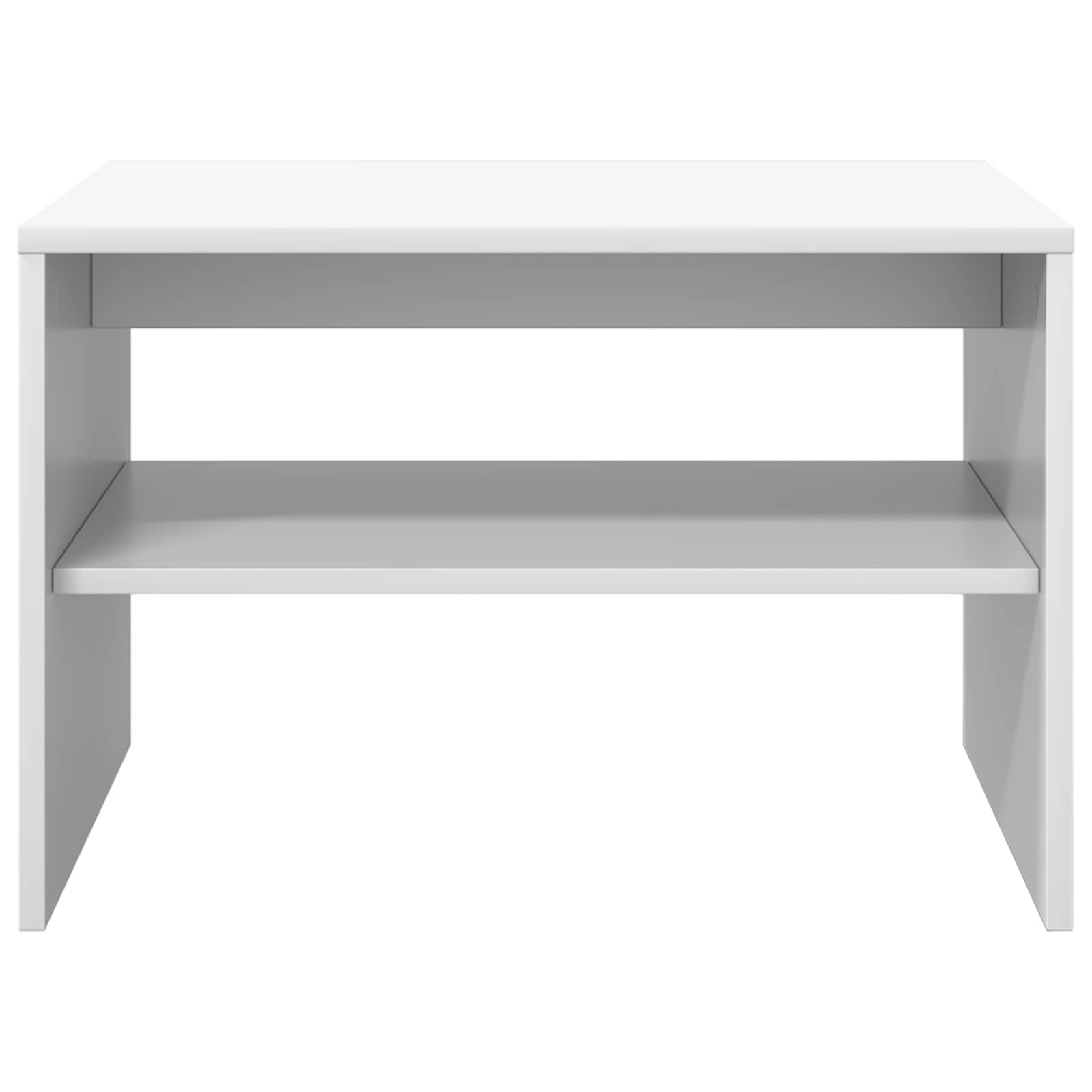 Coffee Table White 60 x 50 x 40 cm Engineered Wood