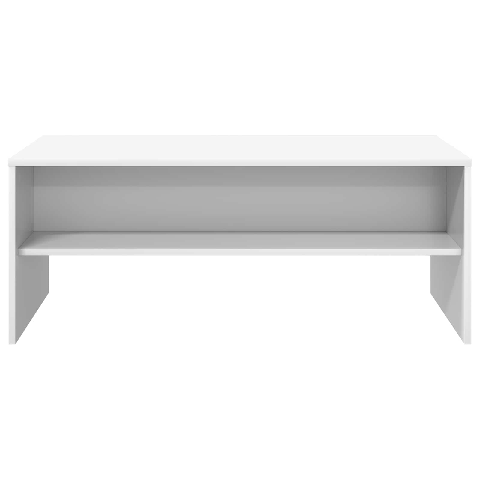 Coffee Table White 100 x 50 x 40 cm Engineered Wood