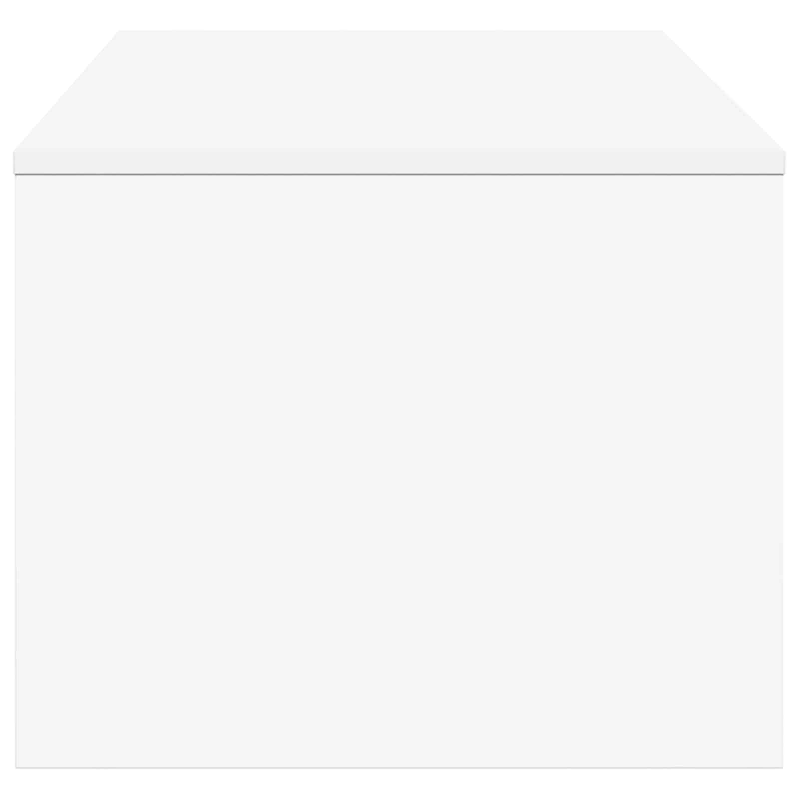 Coffee Table White 100 x 50 x 40 cm Engineered Wood