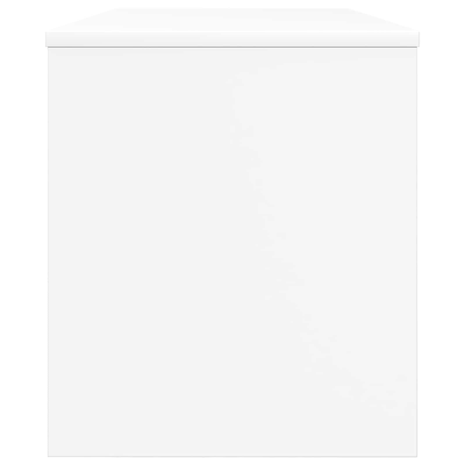 TV Cabinet 100 x 35 x 40 cm White Engineered Wood