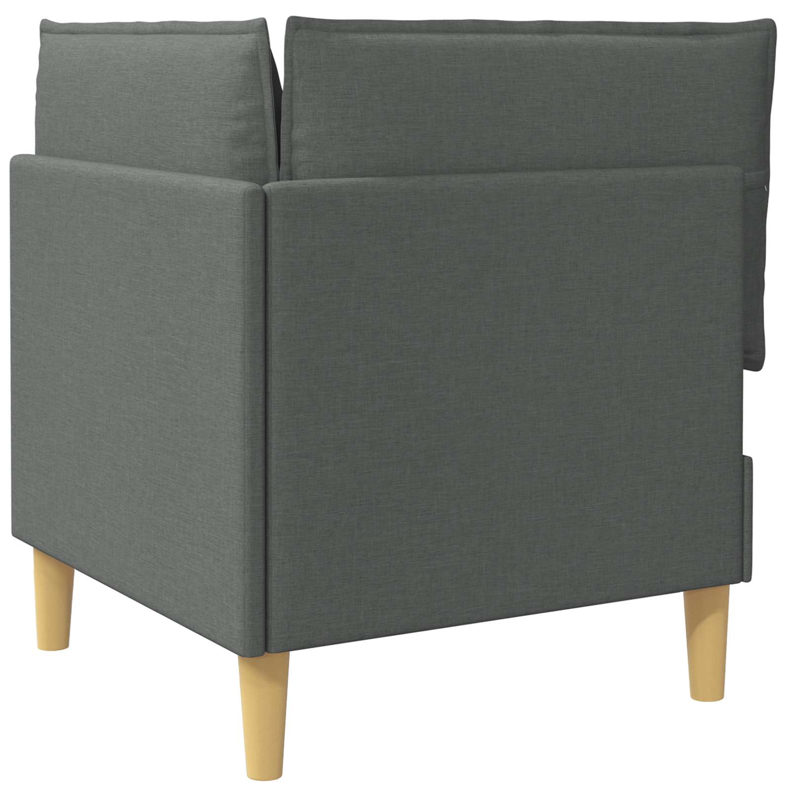 Corner Sofa with Storage Dark Grey Fabric