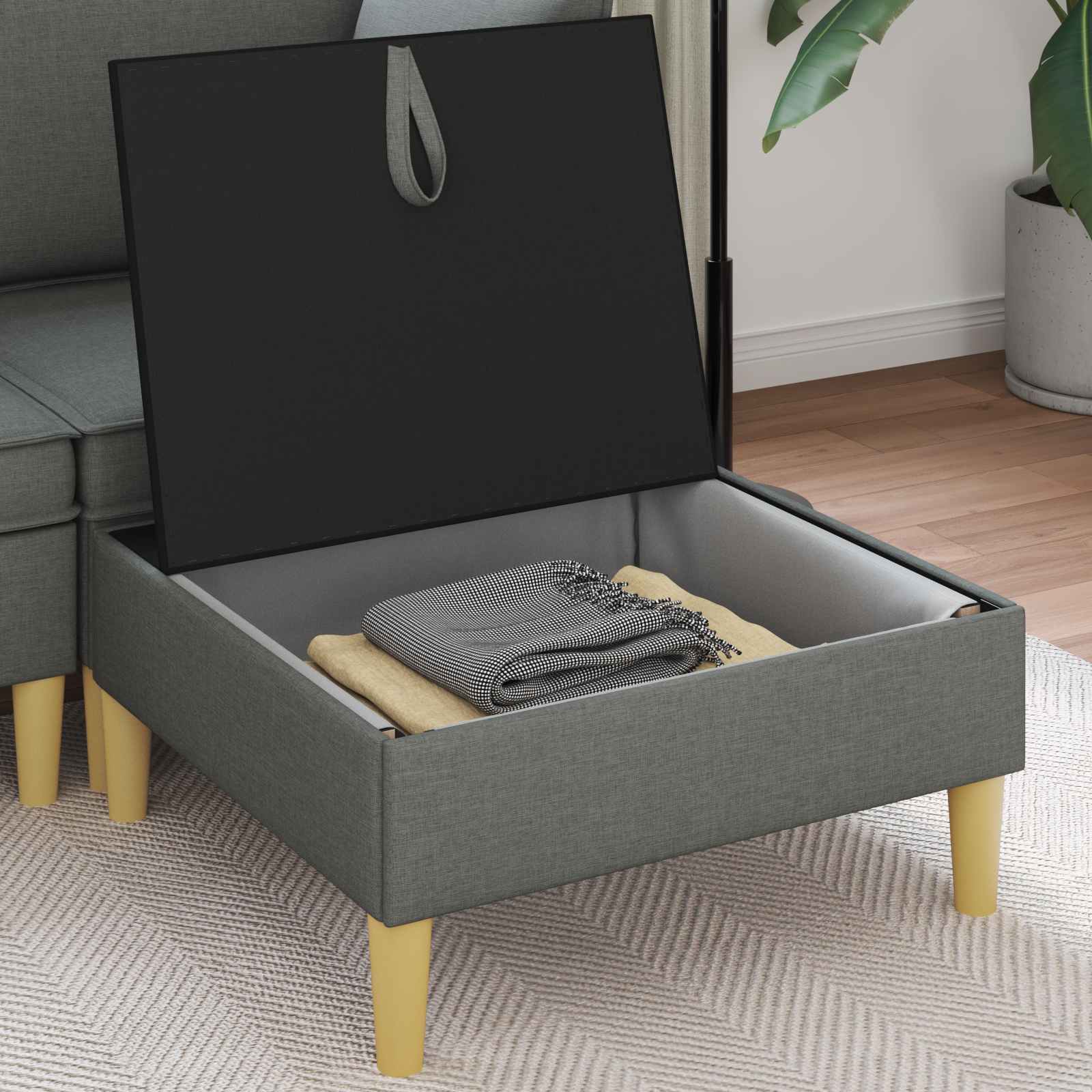 Sofa with Storage Fabric