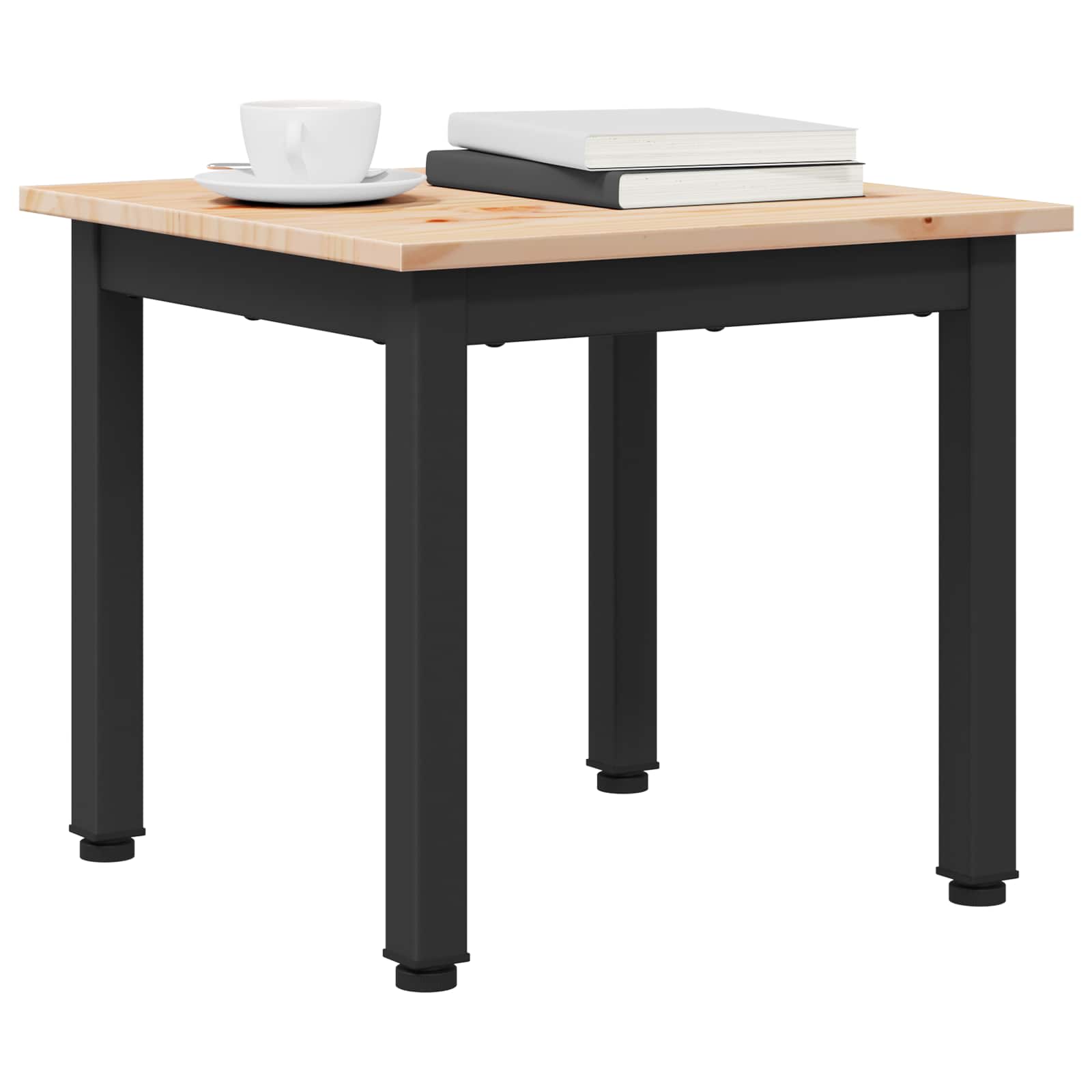 Coffee Table Natural 40 x 40 x 36 cm Solid Pine Wood