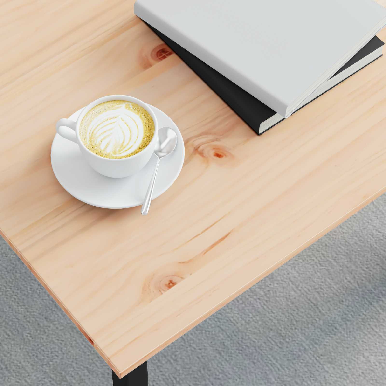 Coffee Table Natural 50 x 50 x 36 cm Solid Pine Wood