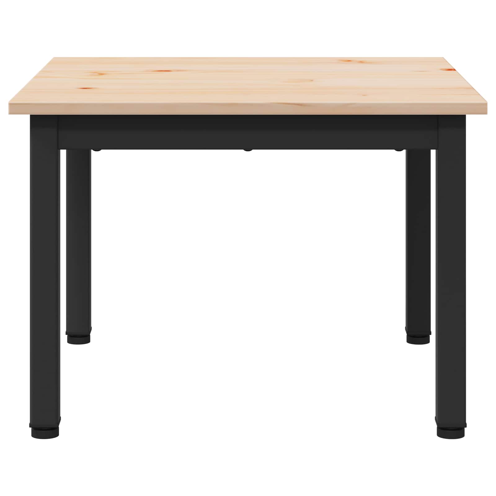 Coffee Table Natural 50 x 50 x 36 cm Solid Pine Wood