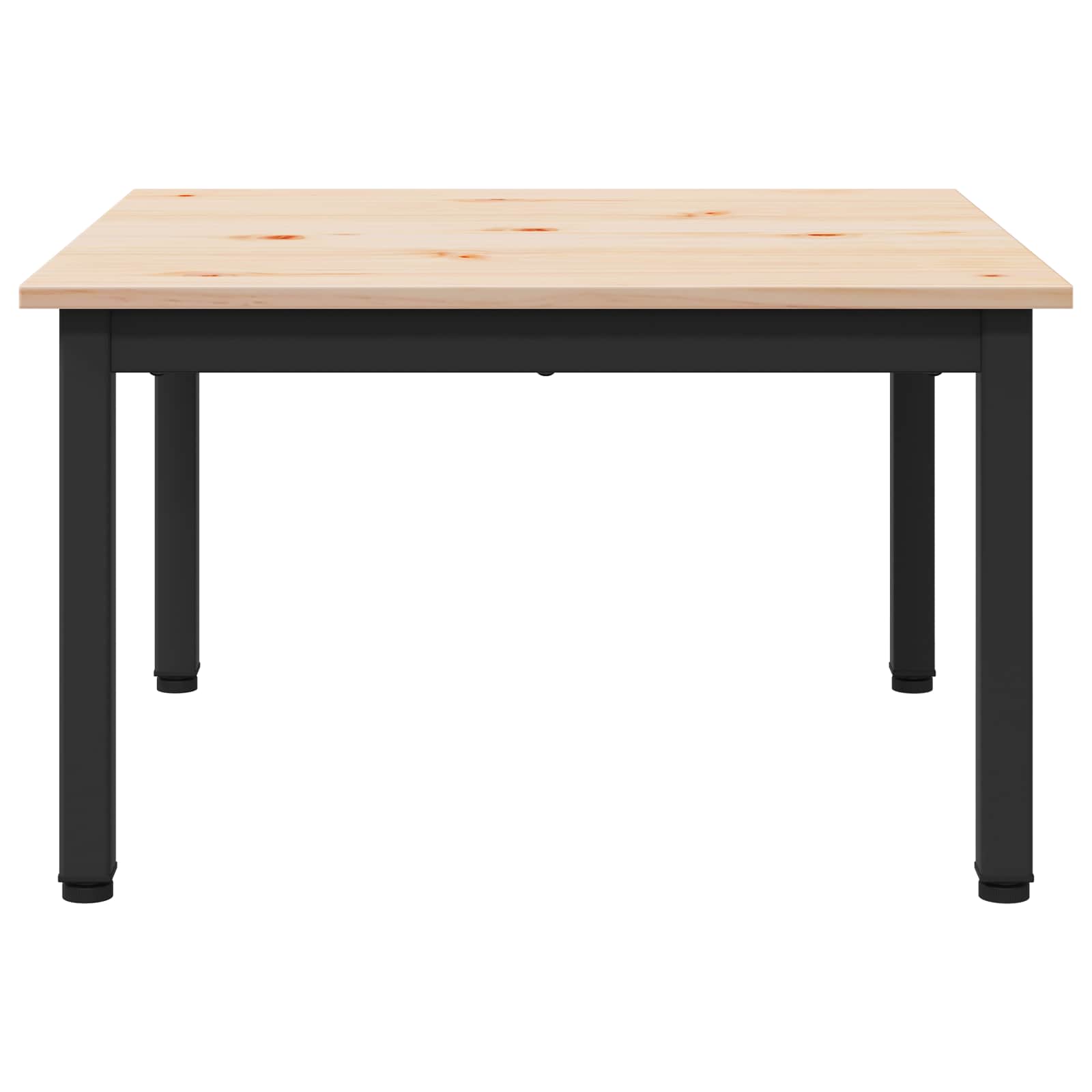 Coffee Table Natural 60 x 60 x 36 cm Solid Pine Wood