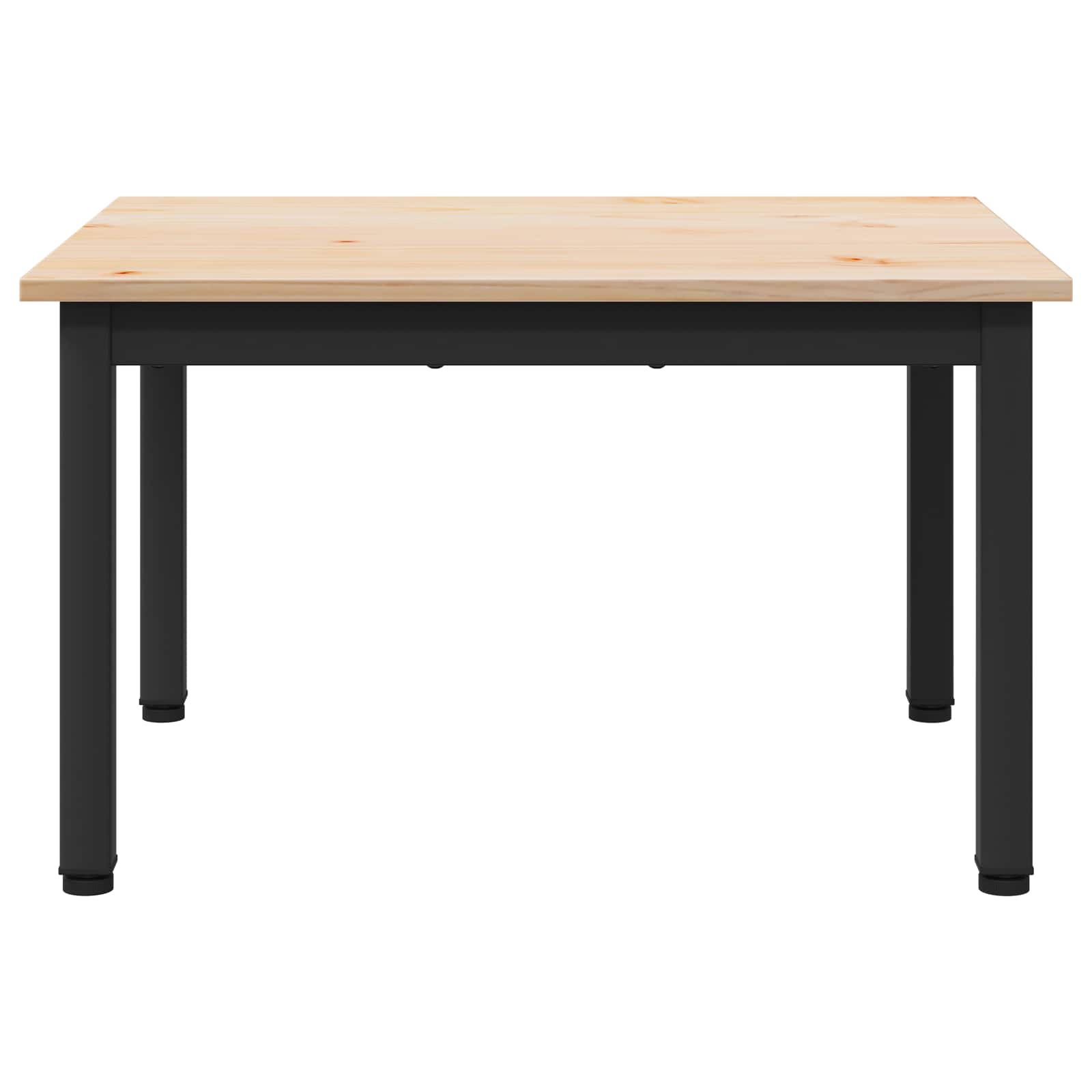 Coffee Table Natural 60 x 50 x 36 cm Solid Pine Wood