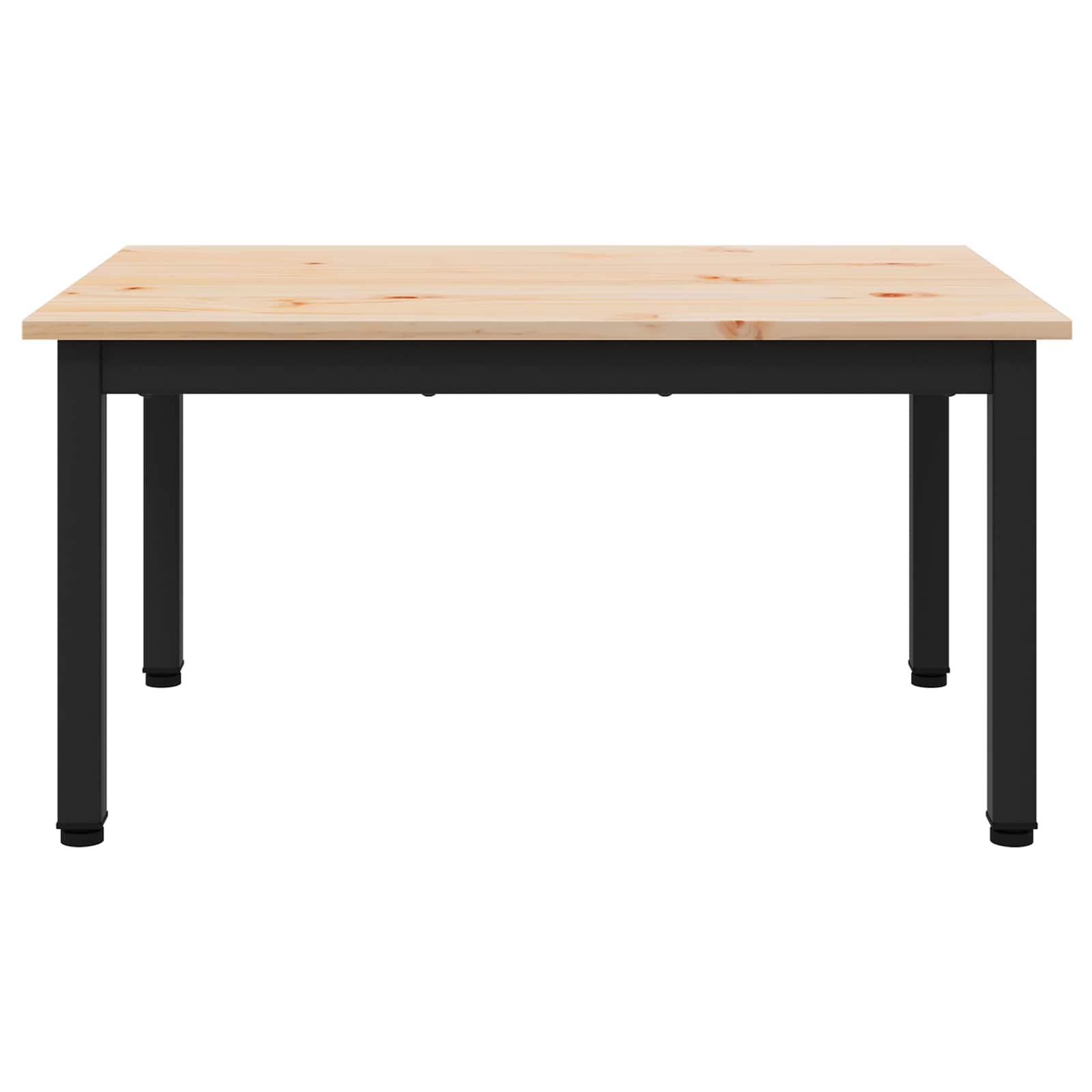 Coffee Table Natural 60 x 50 x 36 cm Solid Pine Wood