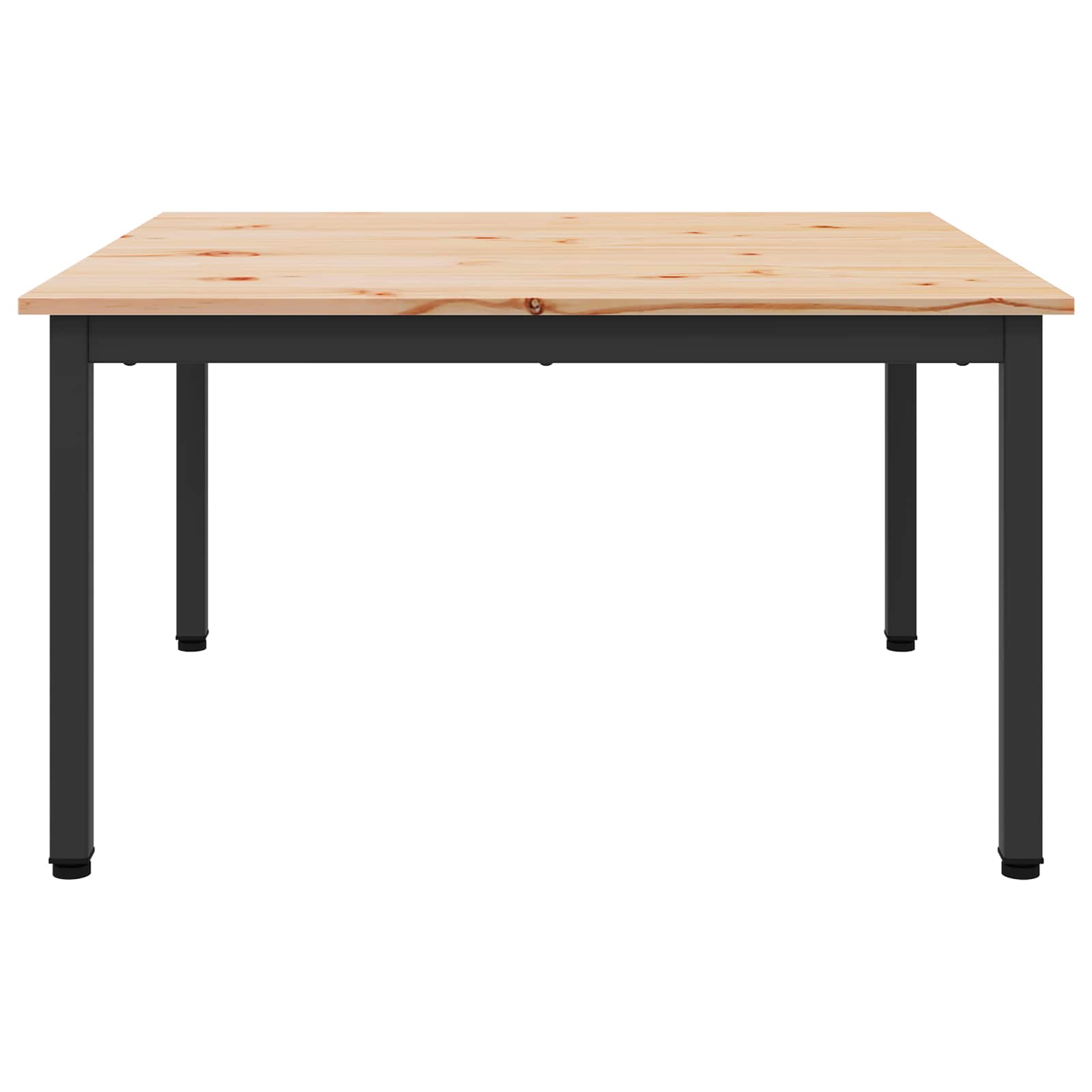 Coffee Table Natural 80 x 80 x 45 cm Solid Pine Wood