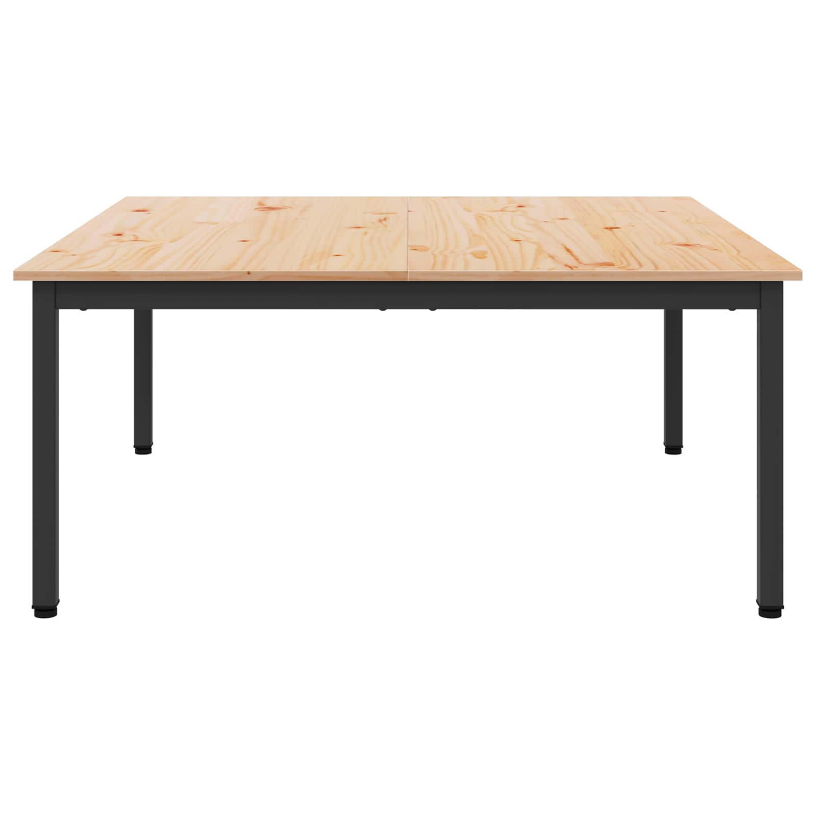 Coffee Table Natural 100 x 100 x 45 cm Solid Pine Wood
