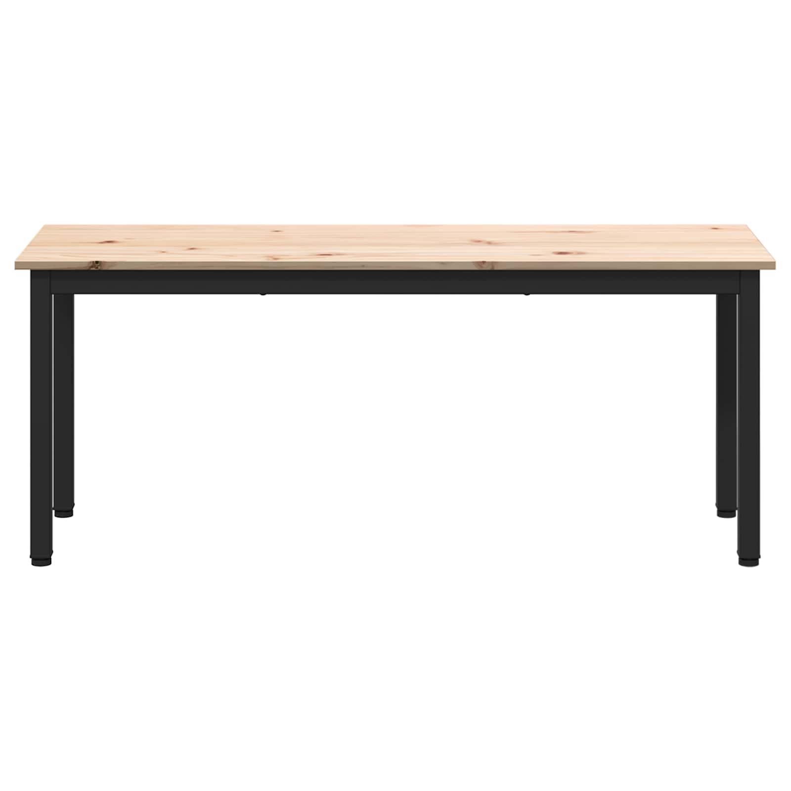 Bench Natural 110 x 35 x 45 cm Solid Pine Wood