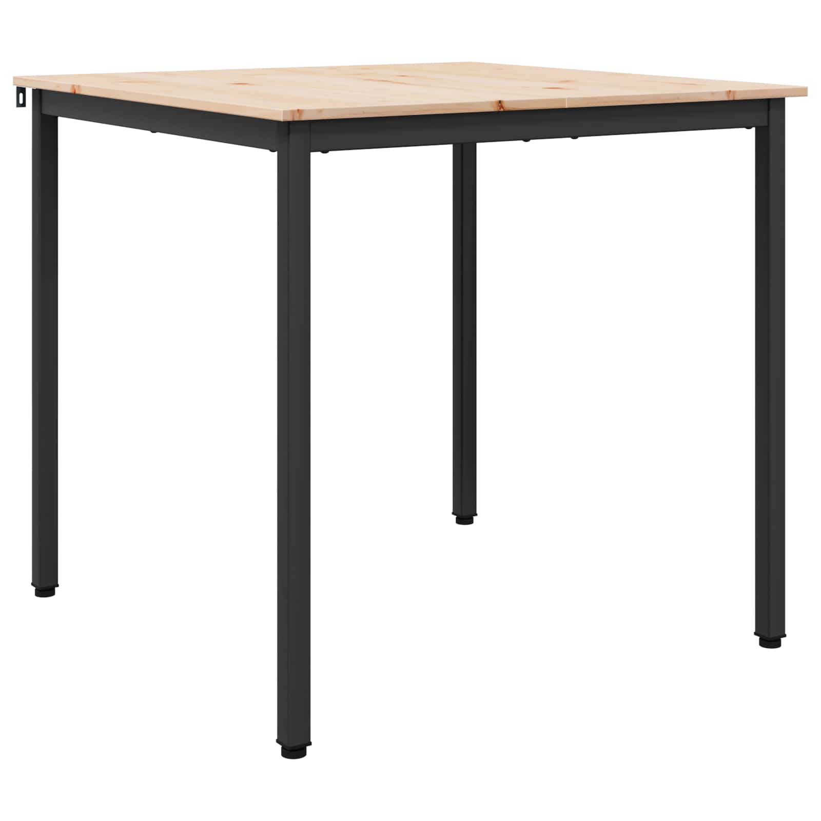 Dining Table Natural 80 x 80 x 75 cm Solid Pine Wood