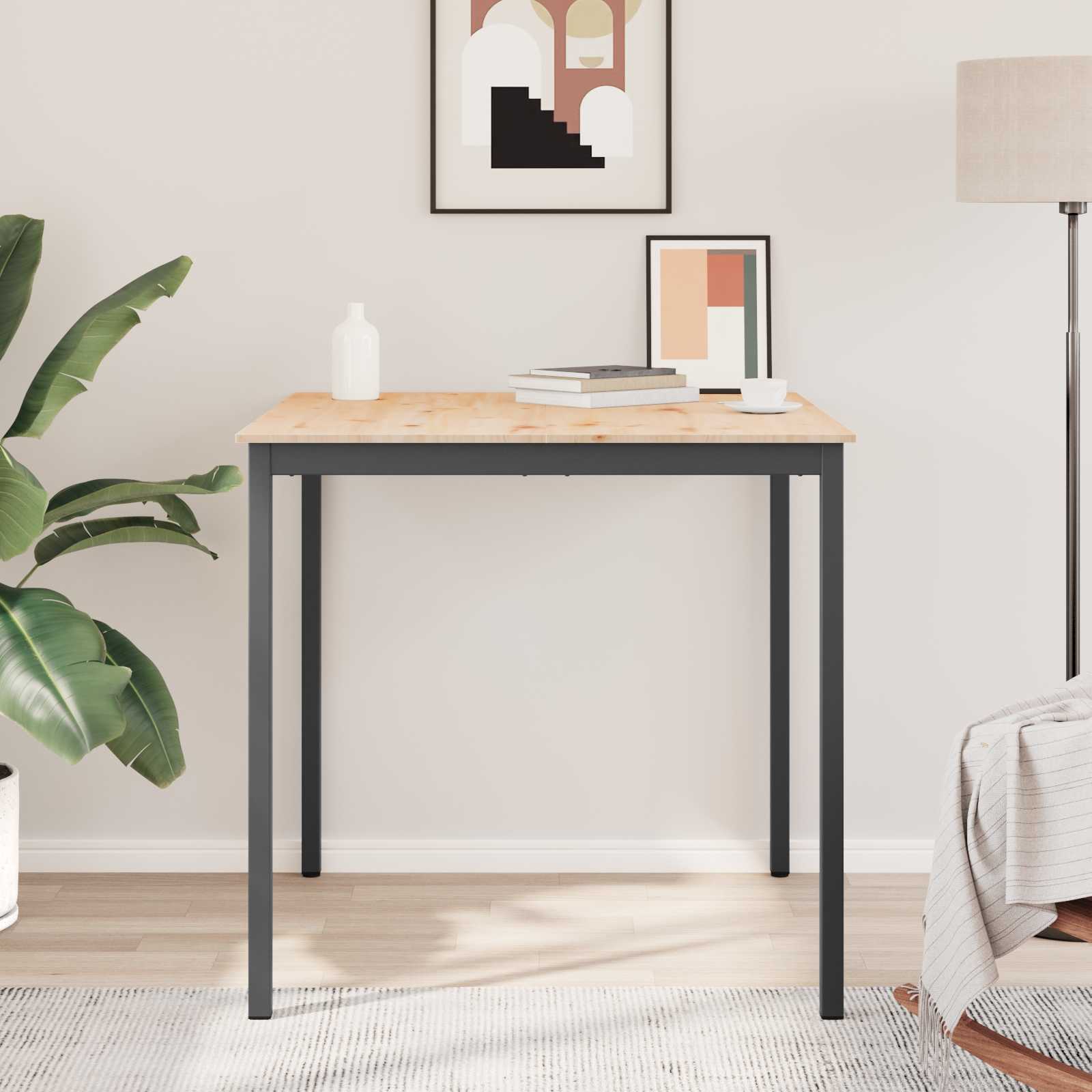 Bar Table Natural 110 x 55 x 105 cm Solid Pine Wood