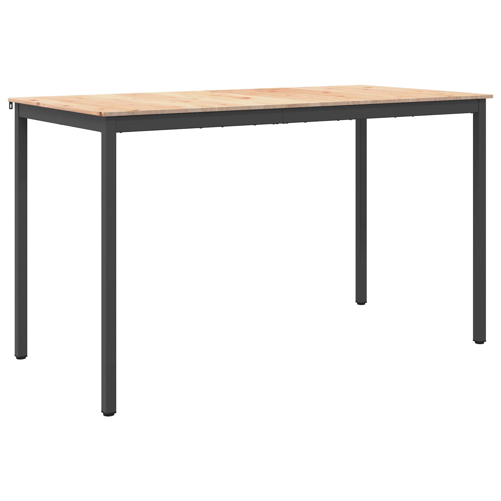 Bar Table 180 x 90 x 105 cm Solid Pine Wood Natural Rectangular