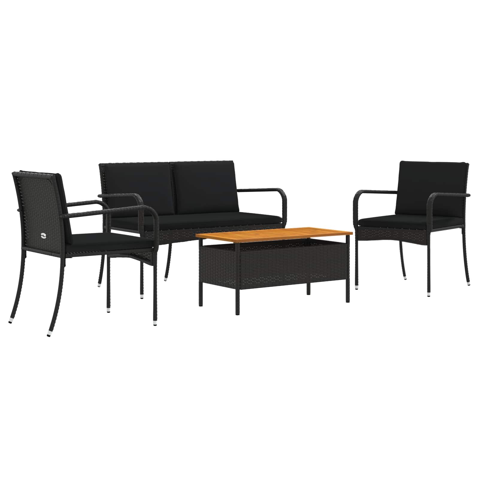 Garden set with Cushion steel