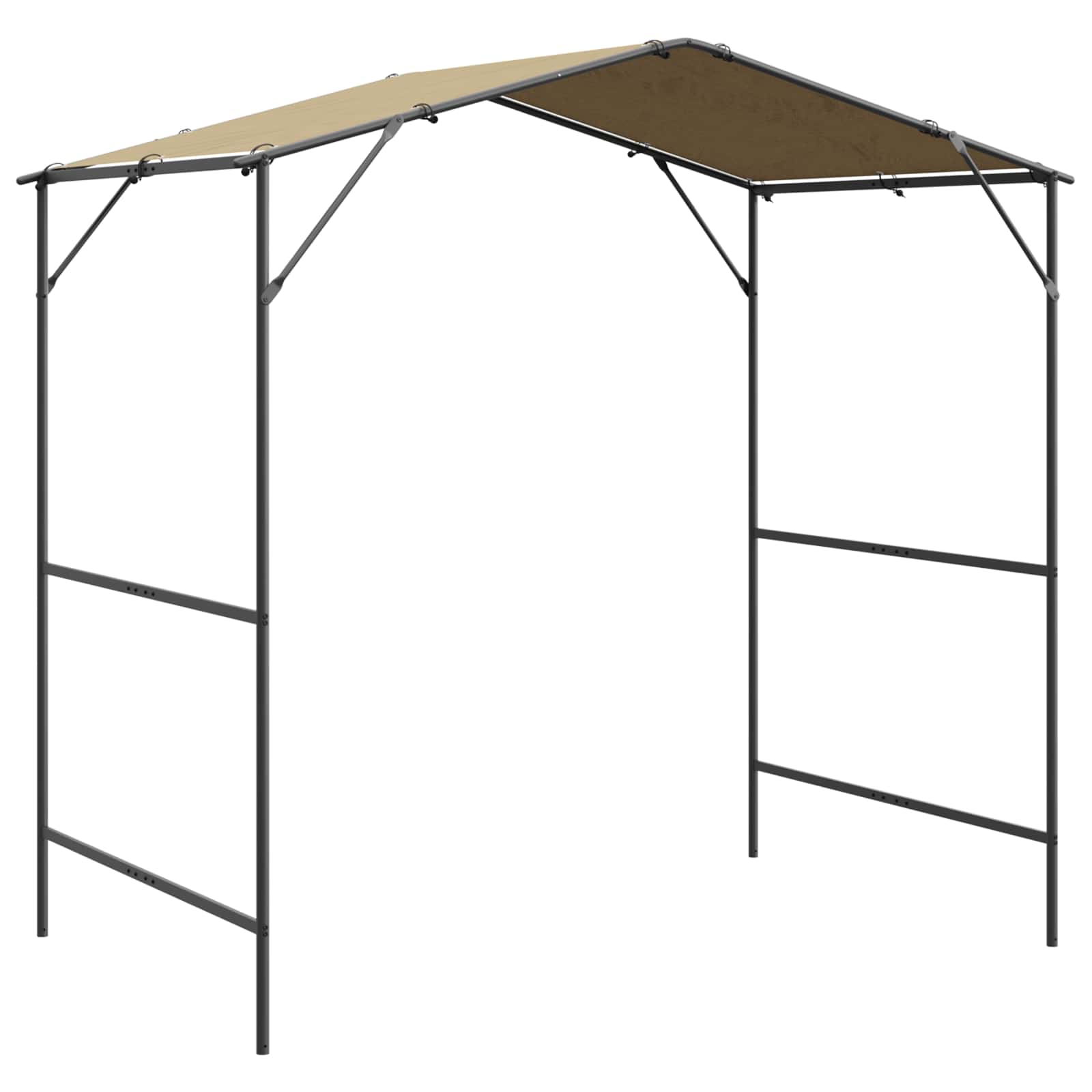 BBQ Gazebo 239.5 x 148 x 233.5 cm Beige