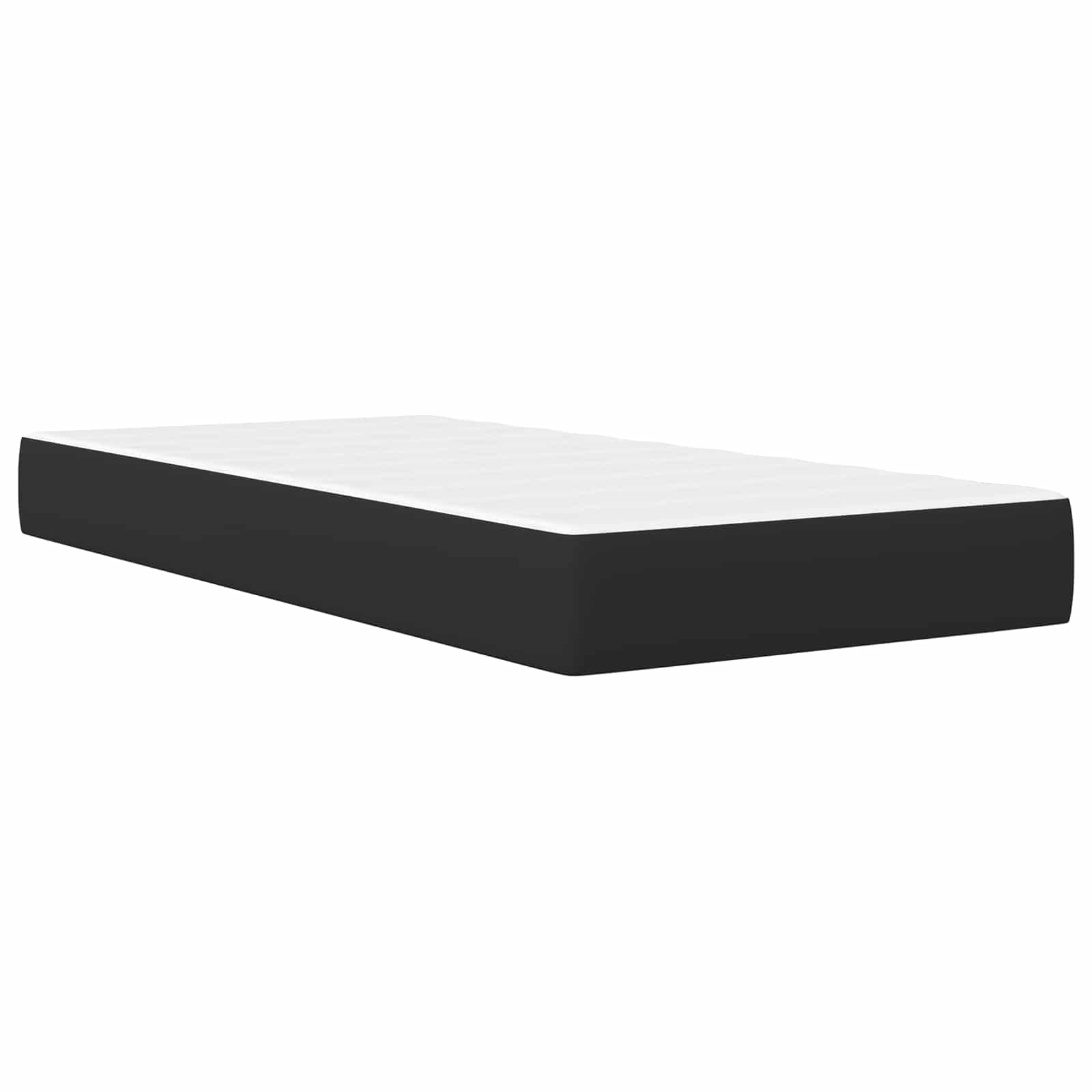 Bed Frame with Headboard Black 90 x 190 cm Faux Leather